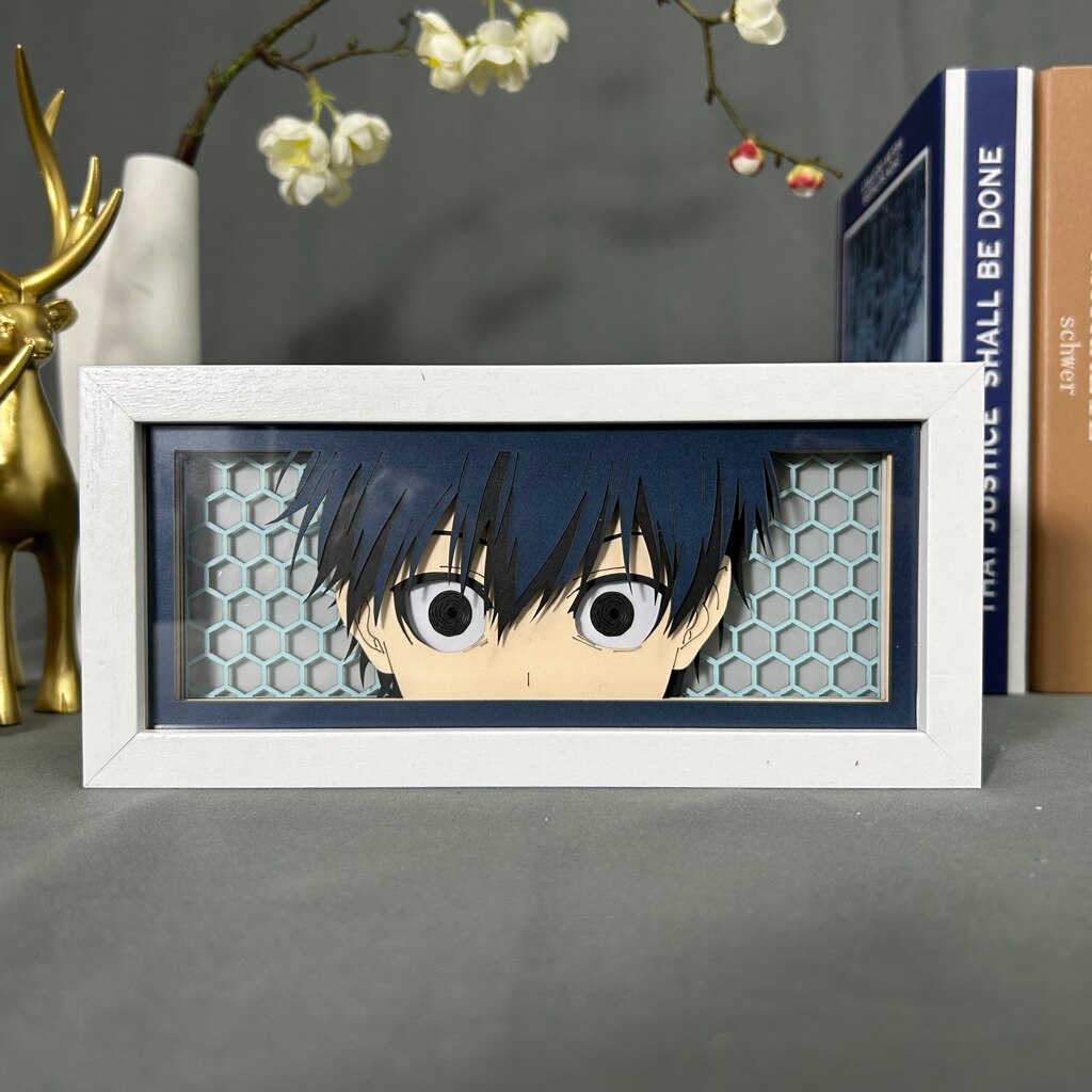 Custom Anime Light Box for Bedroom Decoration Lightbox Customized Table Lamps Paper Cut Shadow Boxes CD432