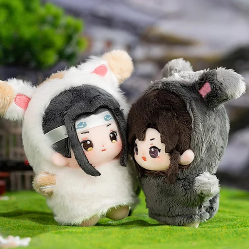 Mo Dao Zu Shi Doll Wei Wuxian Lan Wangji Soft Plush Grandmaster of Demonic Cultivation Plushie Keychain Gift CD542