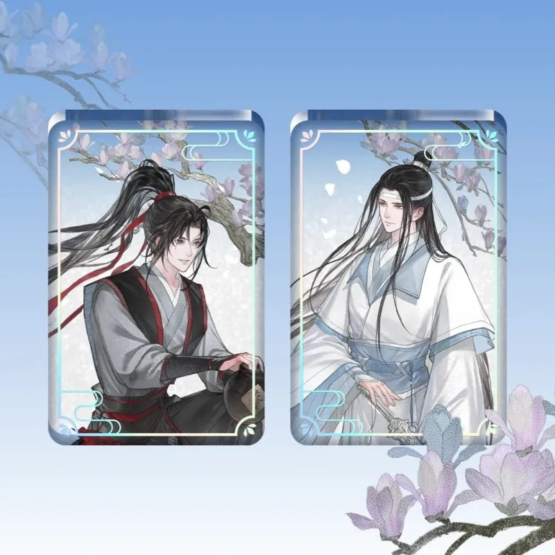 Grandmaster Of Demonic Cultivation Official Tianzi Smile Series Wei Wuxian, Lan Wangji Acrylic Stands Color Paper Laser Ticket CD693