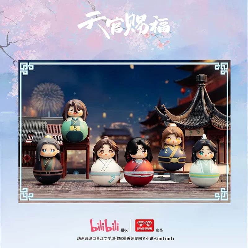 Heavenly Officials Blessing Tumbler Blind Box Tian Guan Ci Fu Anime Xie Lian Hua Cheng Mysterious Surprise Toy Figure Doll Gift CD504