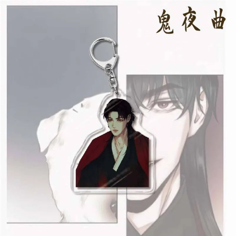 Ghosts Nocturne Keychain Jaesgin Nok Acrylic Key Chain BL Manwha Acrylic Pendant Kawaii Ornament Gift CD609