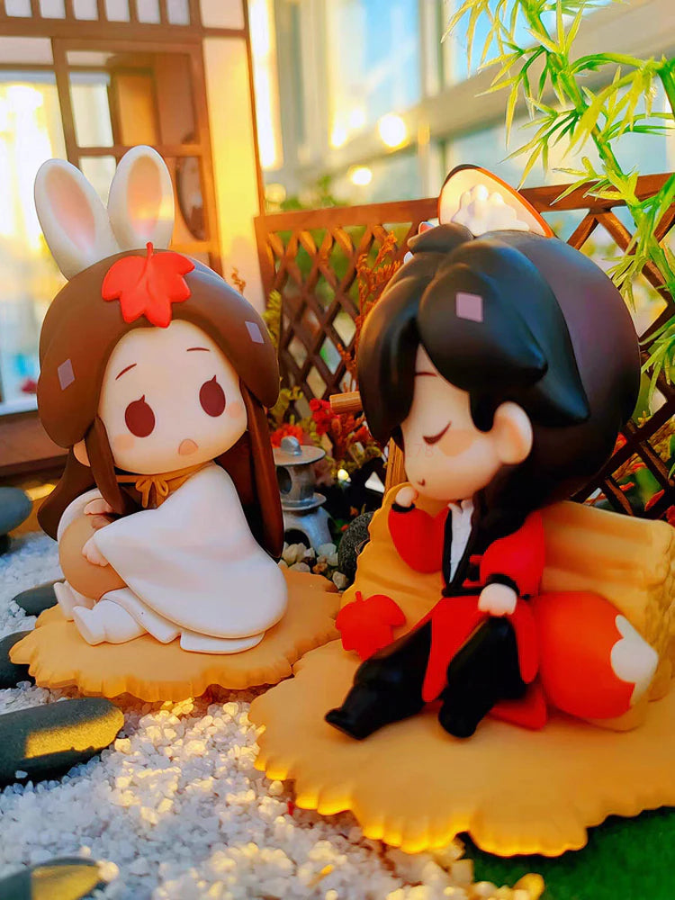 Heaven Officials Blessing Chibi Figures Anime Tian Guan Ci Fu Xie Lian Hua Cheng Statue Doll CD409