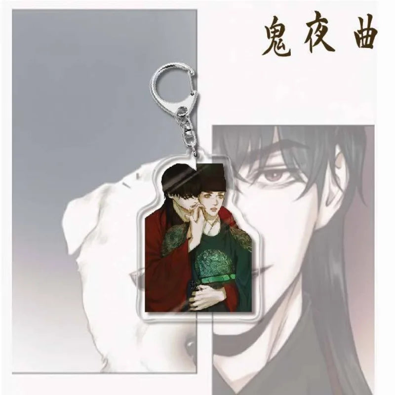 Ghosts Nocturne Keychain Jaesgin Nok Acrylic Key Chain BL Manwha Acrylic Pendant Kawaii Ornament Gift CD609