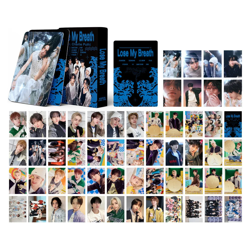 55pc/set KPOP Stray Kids Lose My Breath ATE Merch Photocards Felix 55pc/set KPOP Stray Kids Lose My Breath ATE Merch Photocards Felix