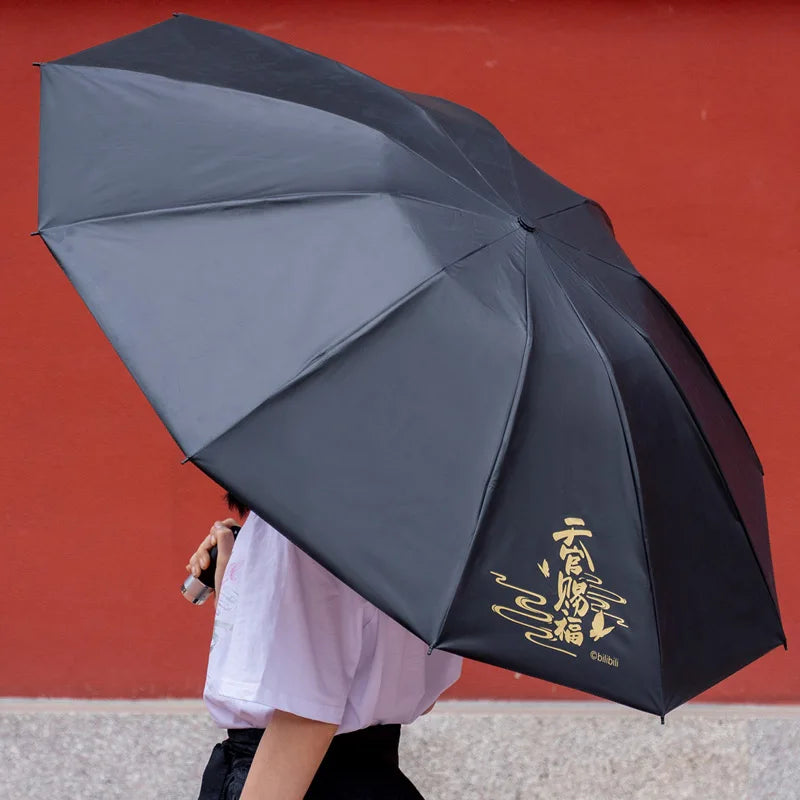 Heaven Official's Blessing Hua Cheng Xie Lian Automatic Umbrella Anti UV Parasol TGCF Tian Guan Ci Fu Gift CD685