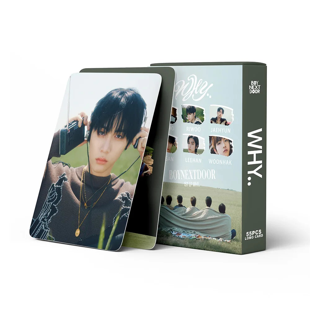 55pcs/Set Kpop BOYNEXTDOOR photocards New album WHO lomo cards