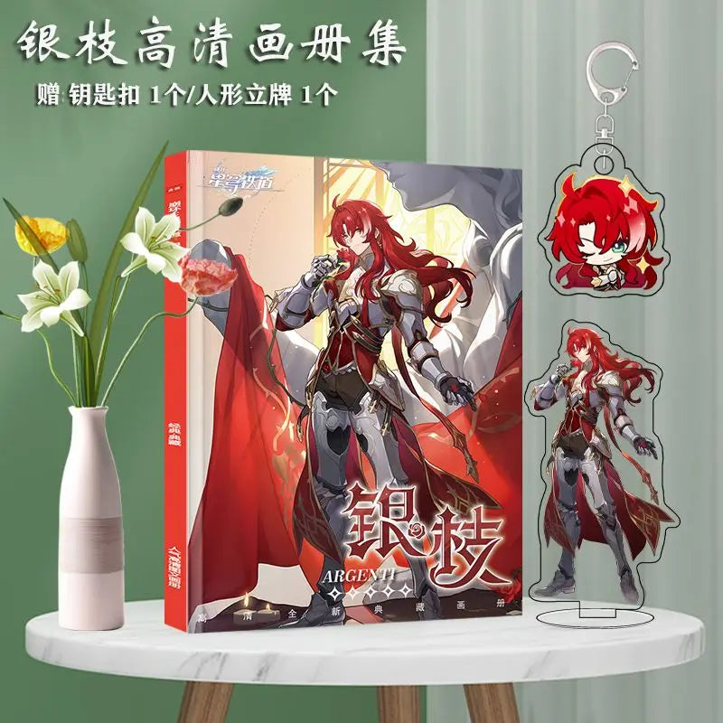 Honkai: Star Rail Mobile Game Ben Huai Xing Qiong Tie Dao Characters Argenti Yin Zhi Album Poster Photo Frame CD559