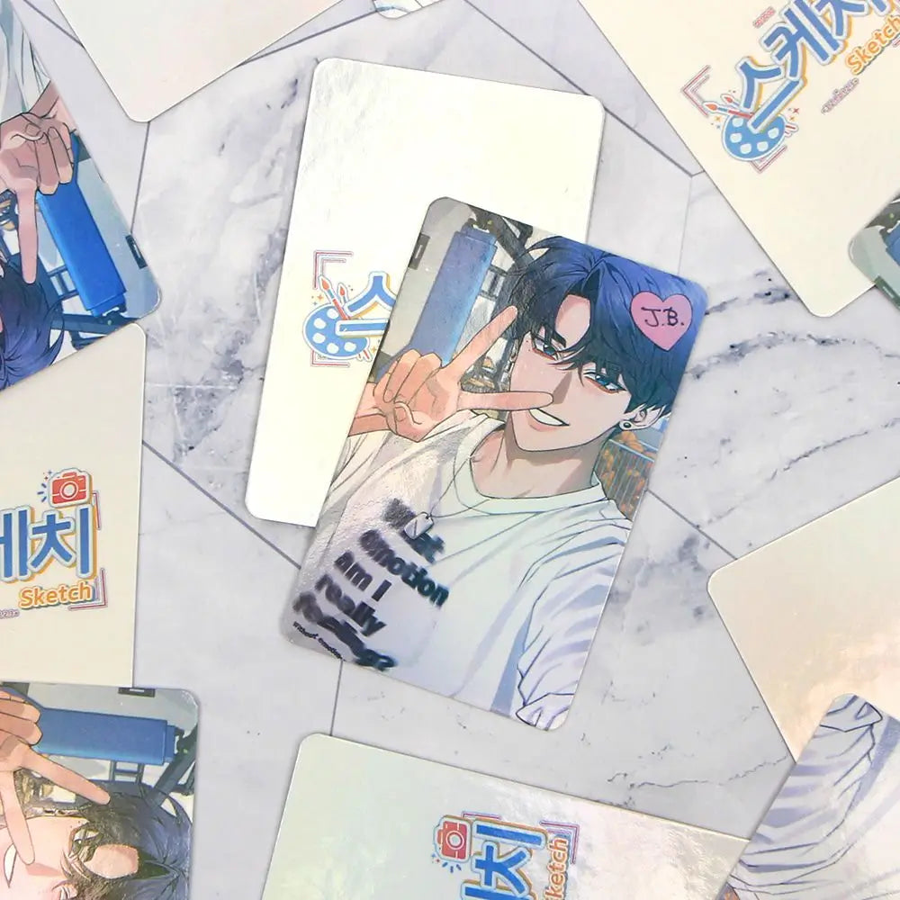 16pc/set Korean Manhwa Sketch Lomo Card Cui Yijing Li Tongbin Mini Postcard Photo Cards Fans Collection Photocards Gift CD595