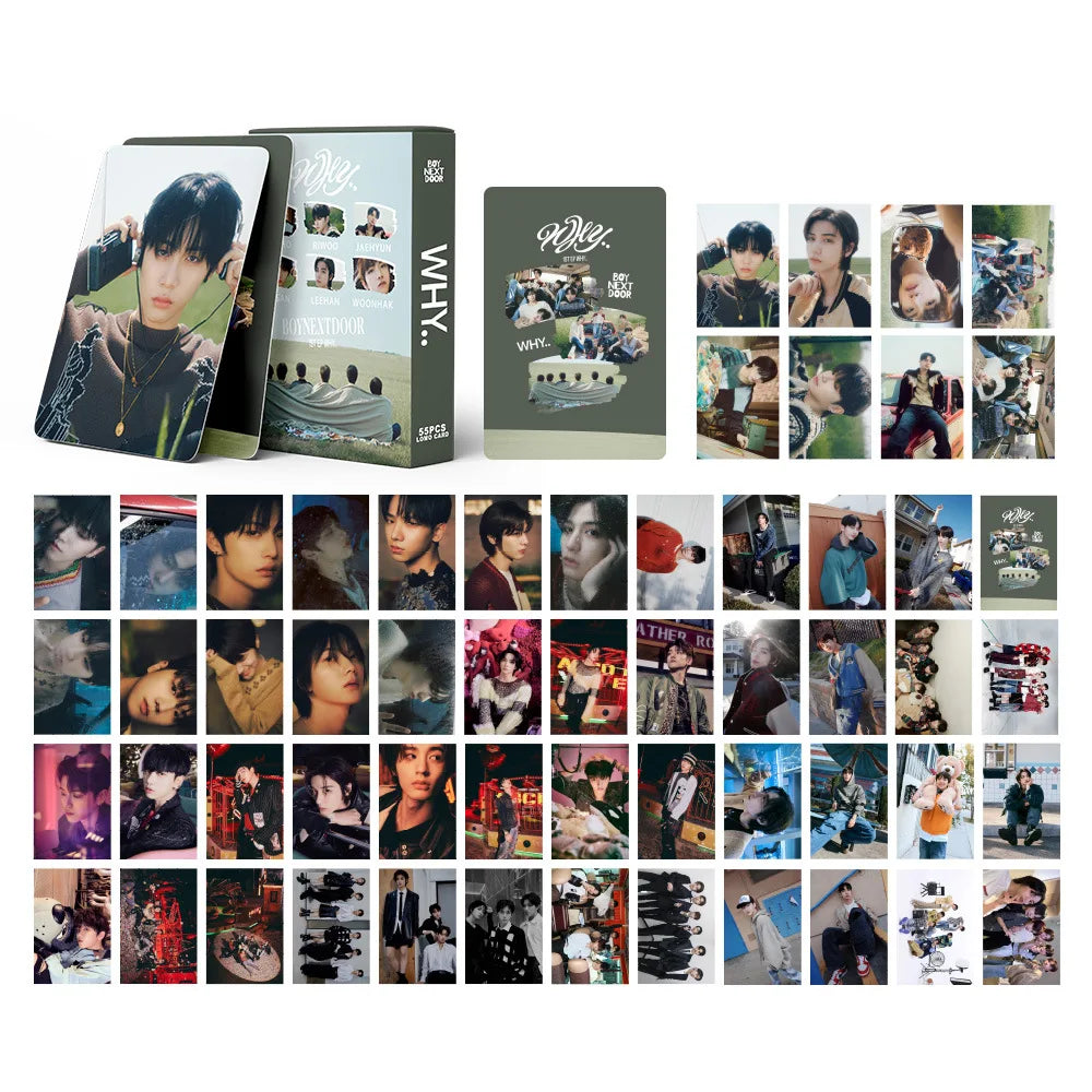 55pcs/Set Kpop BOYNEXTDOOR photocards New album WHO lomo cards