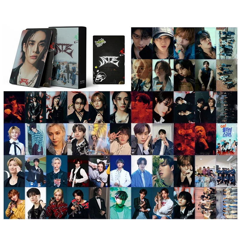 55pc/set KPOP Stay ATE Merch Photocard New Album FELIX HYUNJIN Bangchan LeeKnow Lomo cards CD710