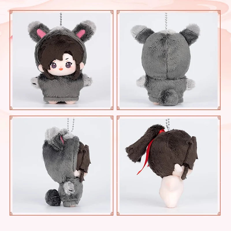 Mo Dao Zu Shi Doll Wei Wuxian Lan Wangji Soft Plush Grandmaster of Demonic Cultivation Plushie Keychain Gift CD542