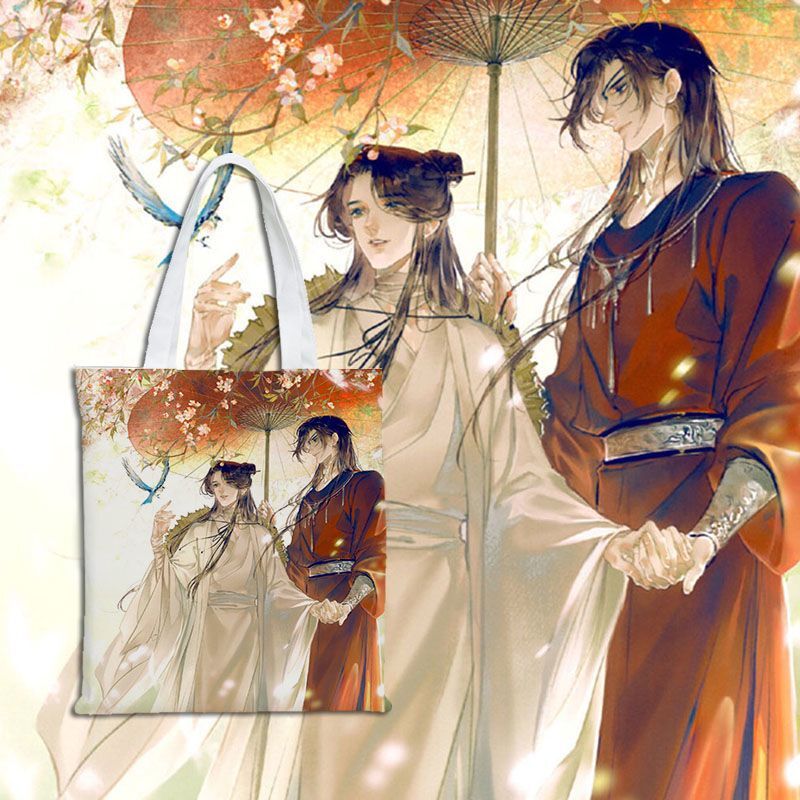 Heaven Official’s Blessing Totebag! Tian Guan Ci Fu Hua Cheng Xie Lian Canvas Shopping Bag CD418