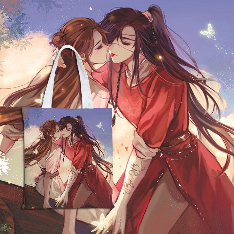 Heaven Official’s Blessing Totebag! Tian Guan Ci Fu Hua Cheng Xie Lian Canvas Shopping Bag CD418