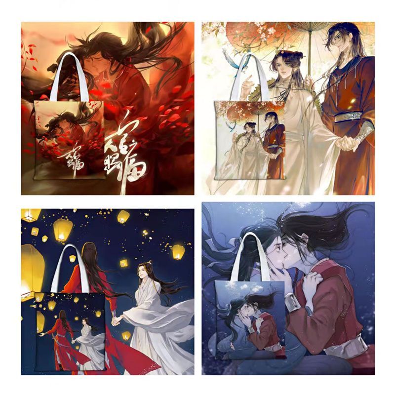 Heaven Official’s Blessing Totebag! Tian Guan Ci Fu Hua Cheng Xie Lian Canvas Shopping Bag CD418