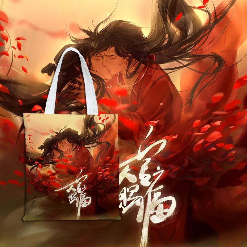 Heaven Official’s Blessing Totebag! Tian Guan Ci Fu Hua Cheng Xie Lian Canvas Shopping Bag CD418