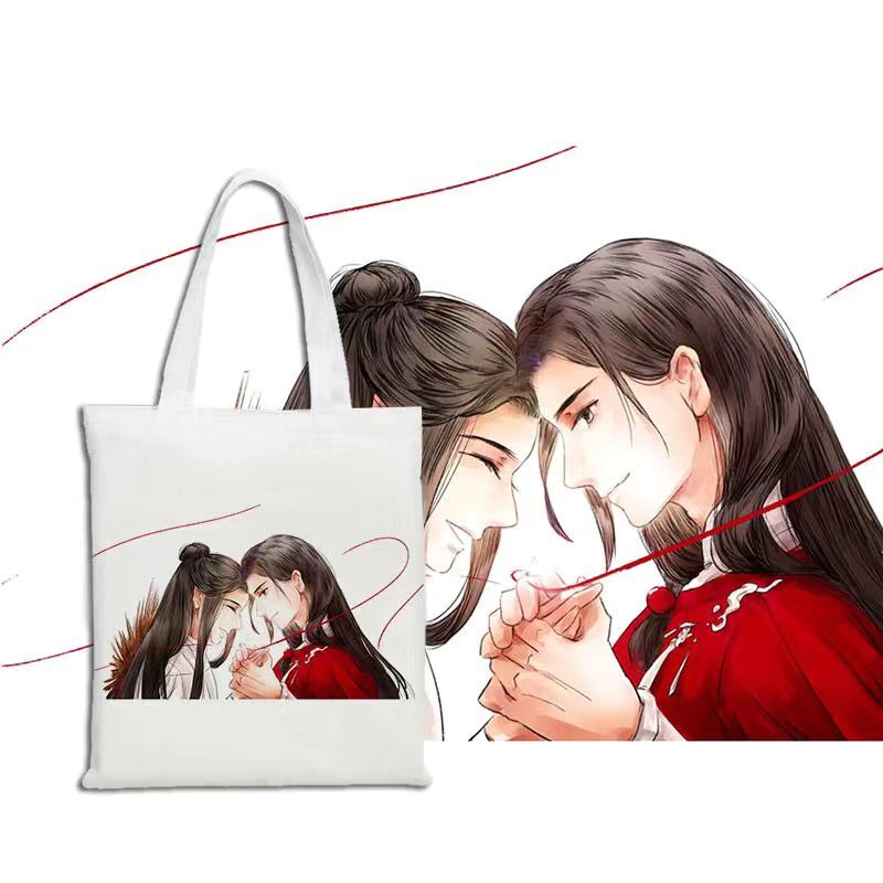 Heaven Official’s Blessing Totebag! Tian Guan Ci Fu Hua Cheng Xie Lian Canvas Shopping Bag CD418