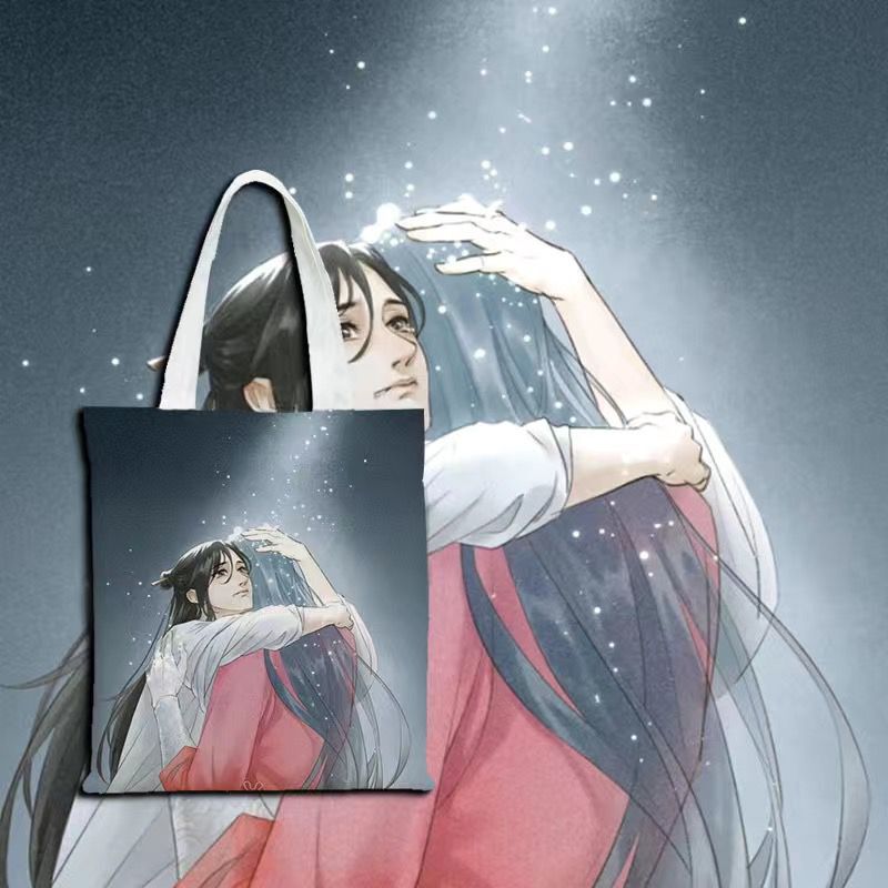 Heaven Official’s Blessing Totebag! Tian Guan Ci Fu Hua Cheng Xie Lian Canvas Shopping Bag CD418