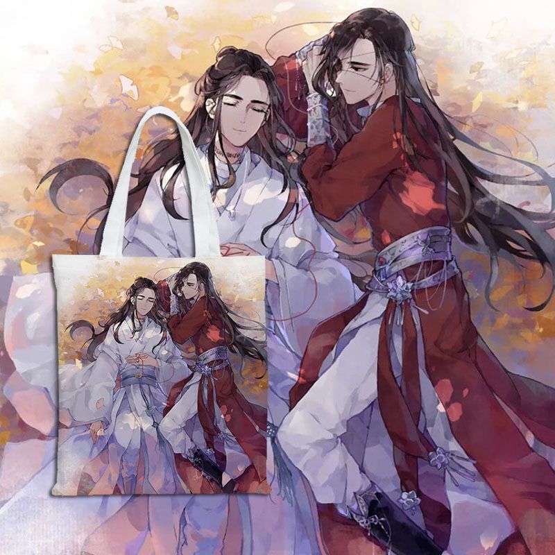 Heaven Official’s Blessing Totebag! Tian Guan Ci Fu Hua Cheng Xie Lian Canvas Shopping Bag CD418