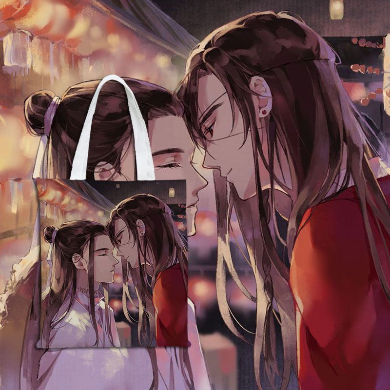 Heaven Official’s Blessing Totebag! Tian Guan Ci Fu Hua Cheng Xie Lian Canvas Shopping Bag CD418