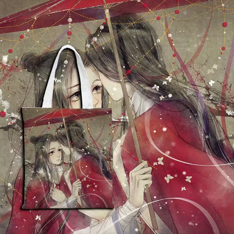 Heaven Official’s Blessing Totebag! Tian Guan Ci Fu Hua Cheng Xie Lian Canvas Shopping Bag CD418