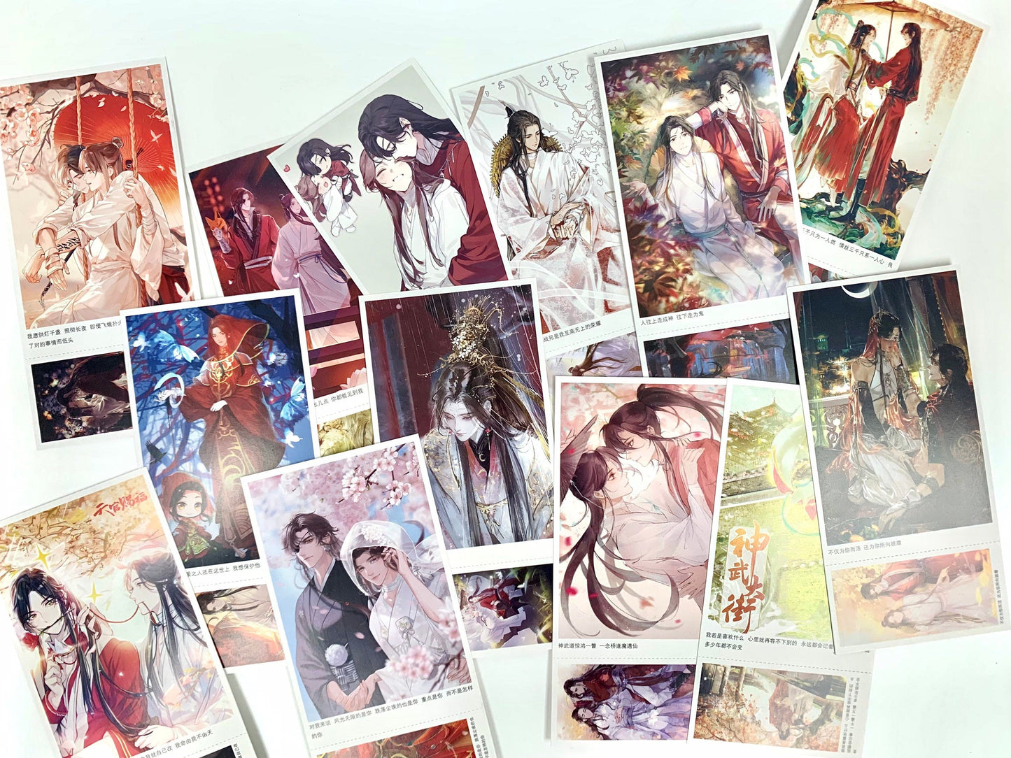 TGCF Art Book + posters + postcards gift set! Danmei prints BL anime manhua Tian Guan Ci Fu Xie Lian Hua Cheng Heaven Official’s blessing M10