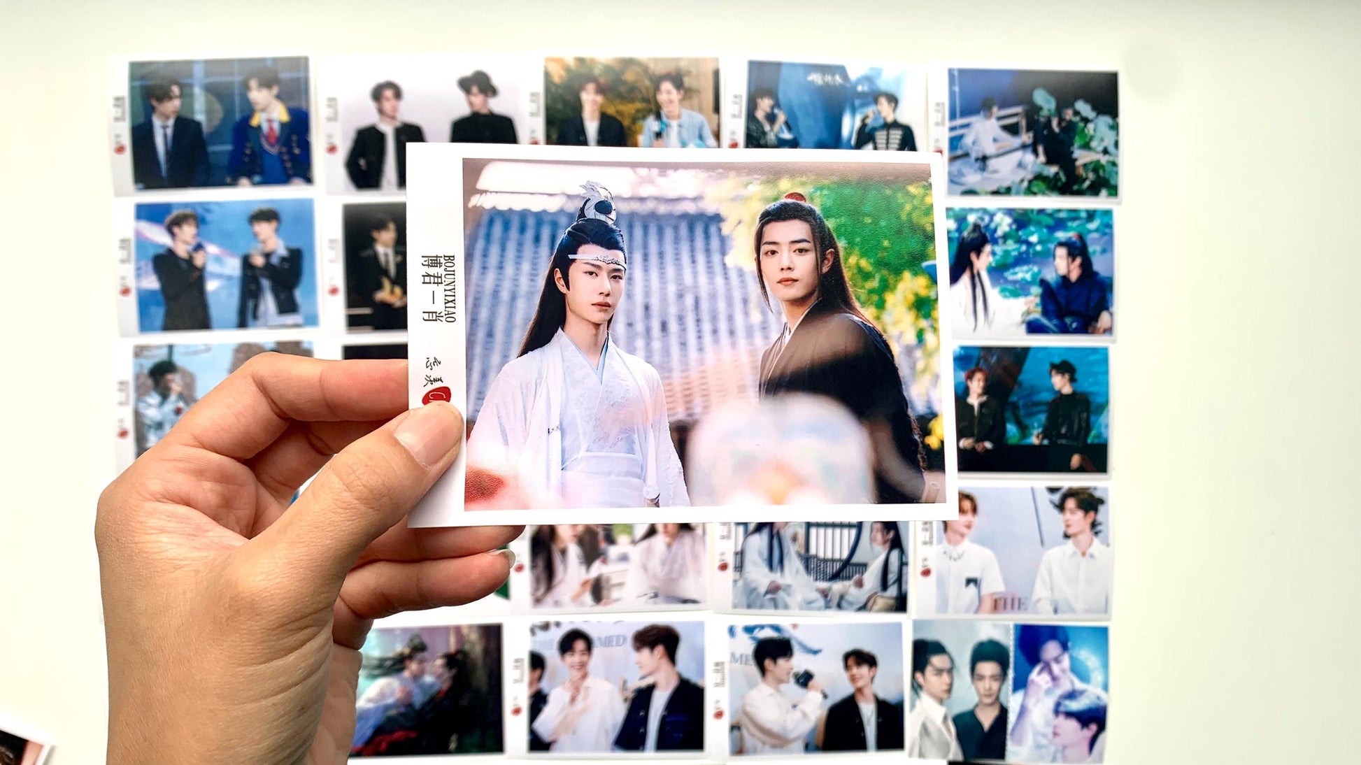 60 pcs/set photos fan made The Untamed Wei Wuxian Lan Wangji MDZS BJYZ BL gift yibo xiao zhan 忘羨 陈情令 魔道祖師 Grandmaster of demonic C008