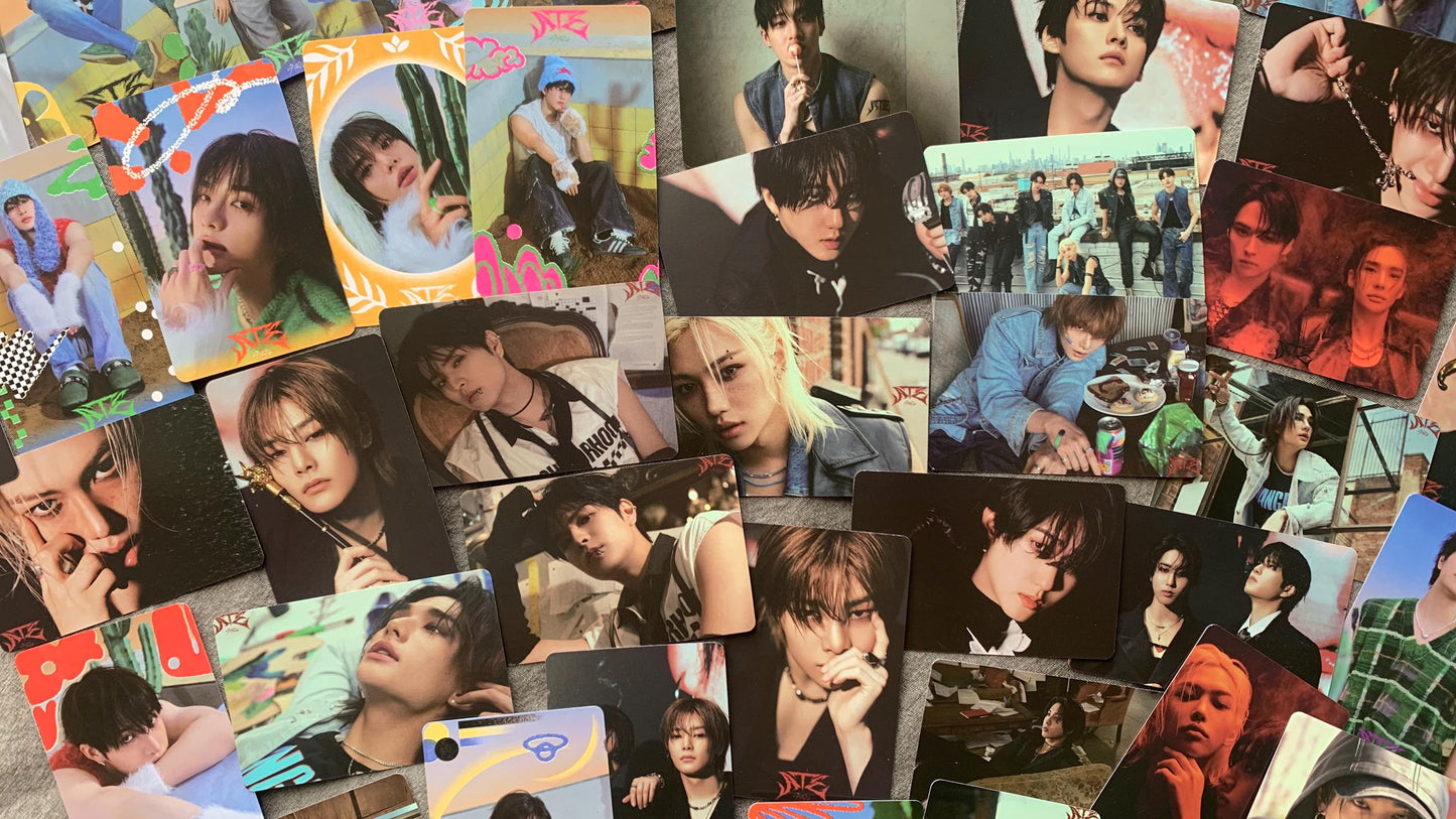 Stray Kids 55pc lomo cards Chk Chk Boom ATE Merch KPOP Photocards Felix Bangchan Leeknow Hyunjin Lomo Card C014