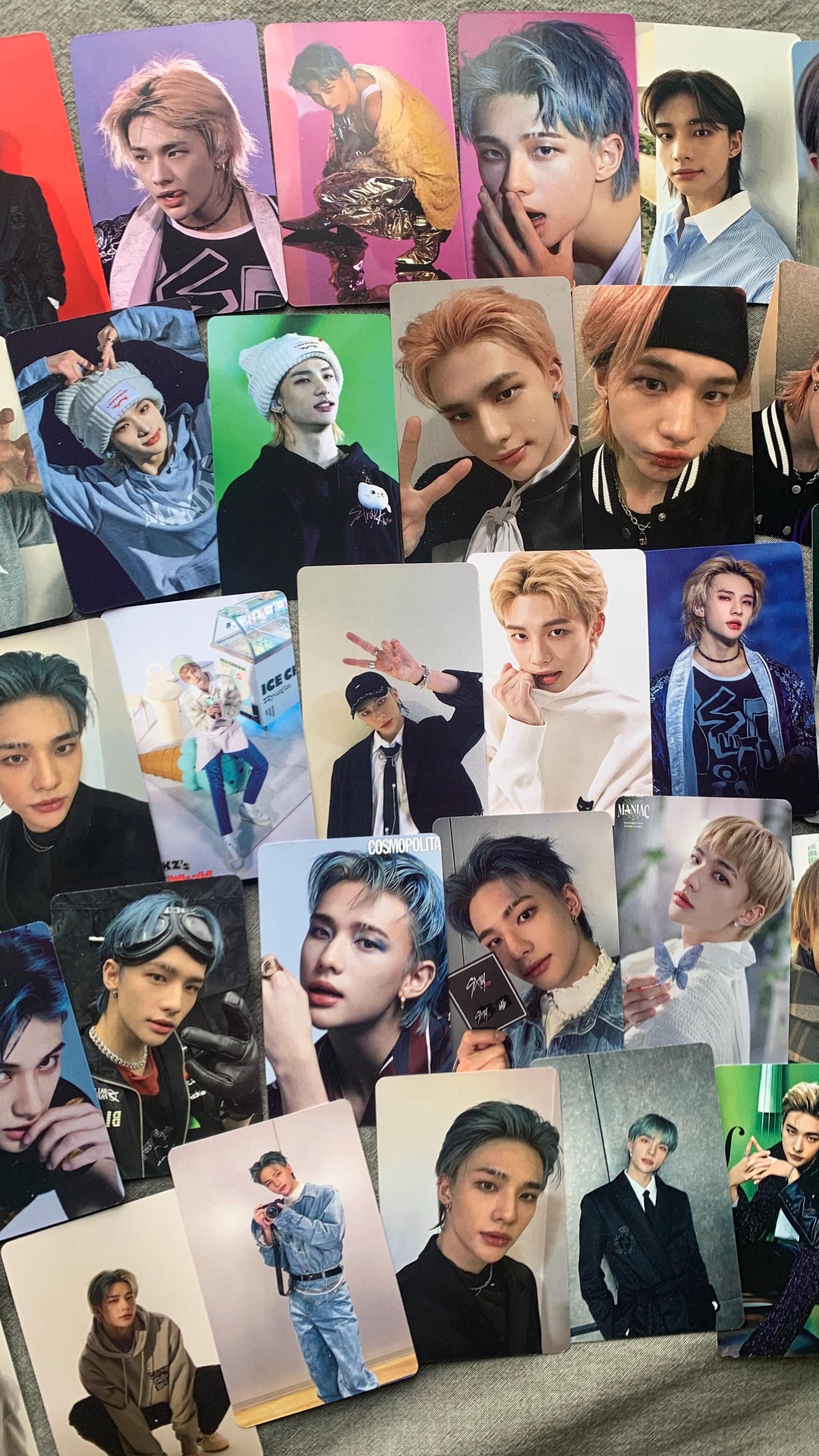 Hyunjin 55pc lomo cards Stray kids Merch KPOP Photocards Felix Bangchan Leeknow Hyunjin C015