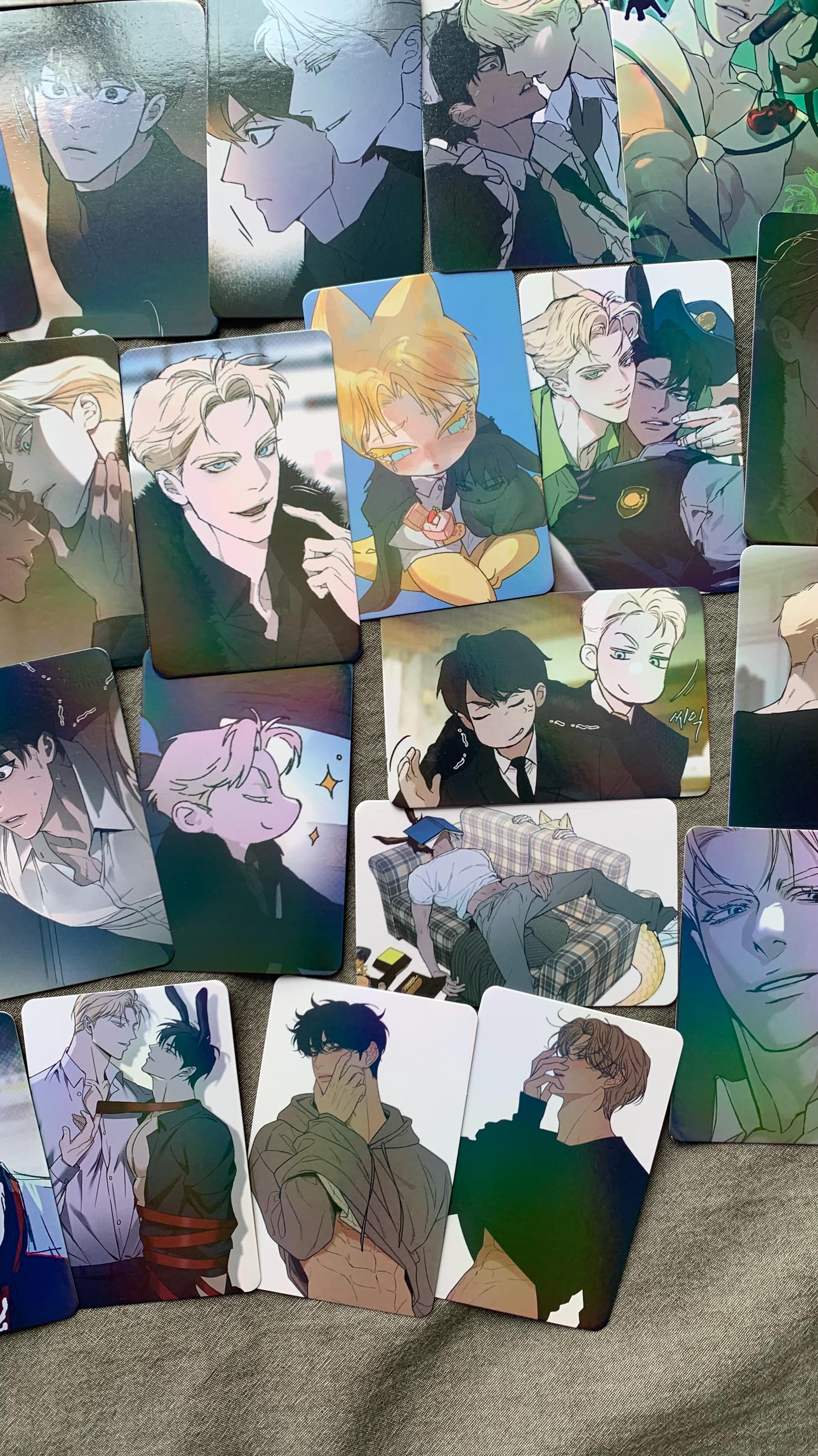 Codename Anatasia 55pc Laser Lomo cards Taekjoo Kwon Zhenya Yaoi Korean Manhwa BL manga C018