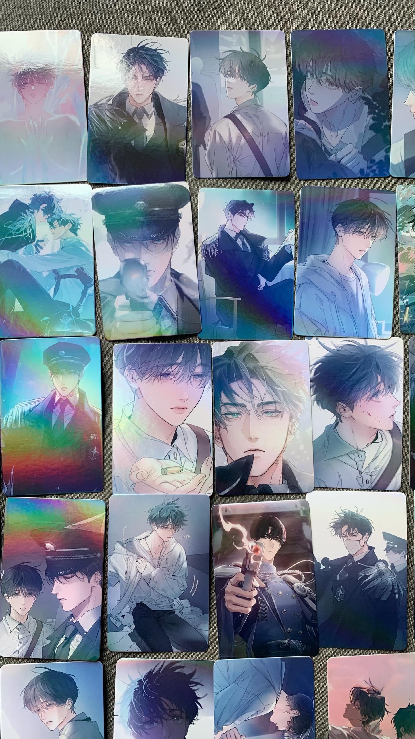 Little Mushroom 55pc Laser Lomo cards Wrong But Still Right Lu Feng An Zhe Yaoi Korean Manhua SciFi BL manga C019