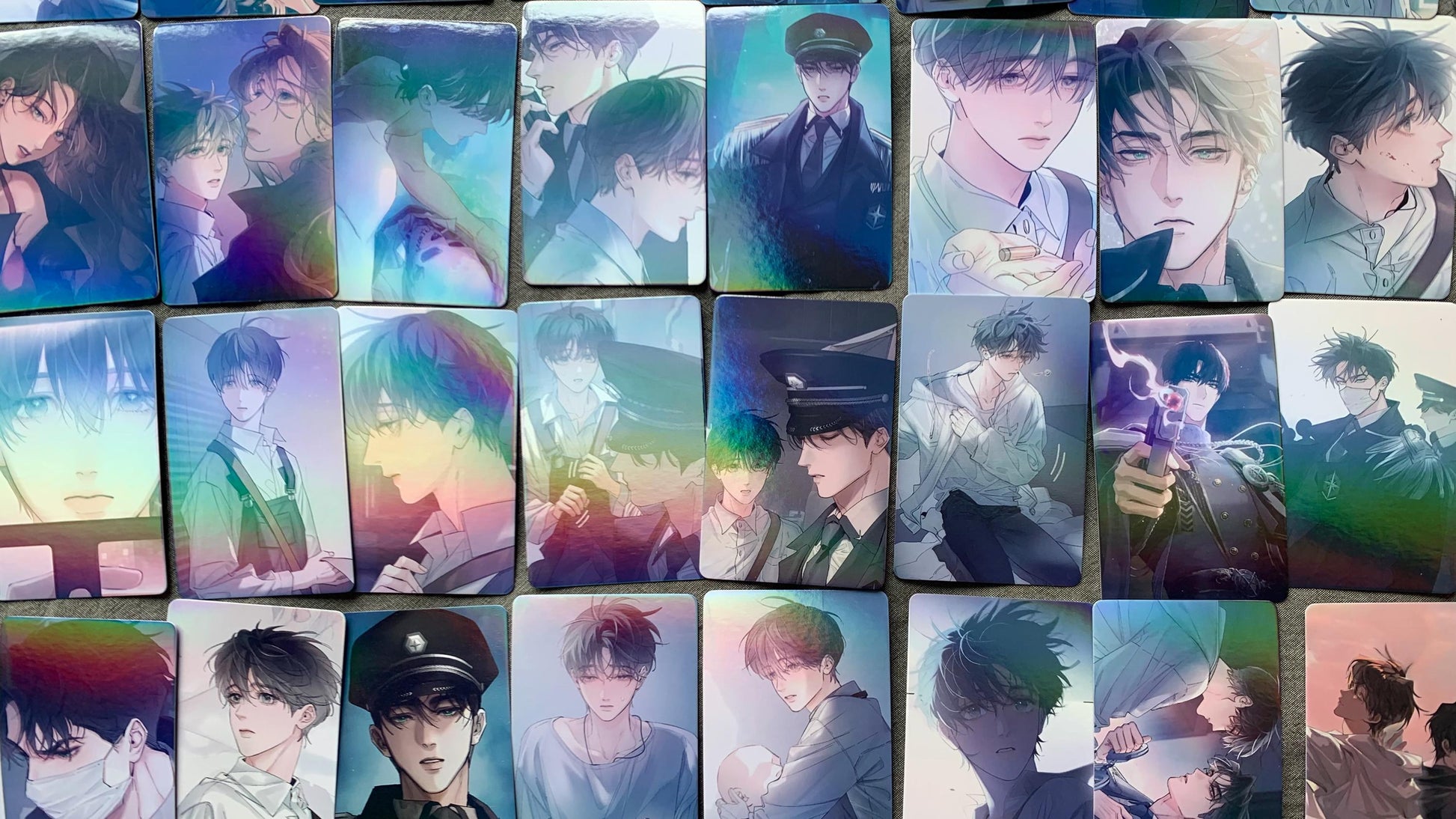 Little Mushroom 55pc Laser Lomo cards Wrong But Still Right Lu Feng An Zhe Yaoi Korean Manhua SciFi BL manga C019