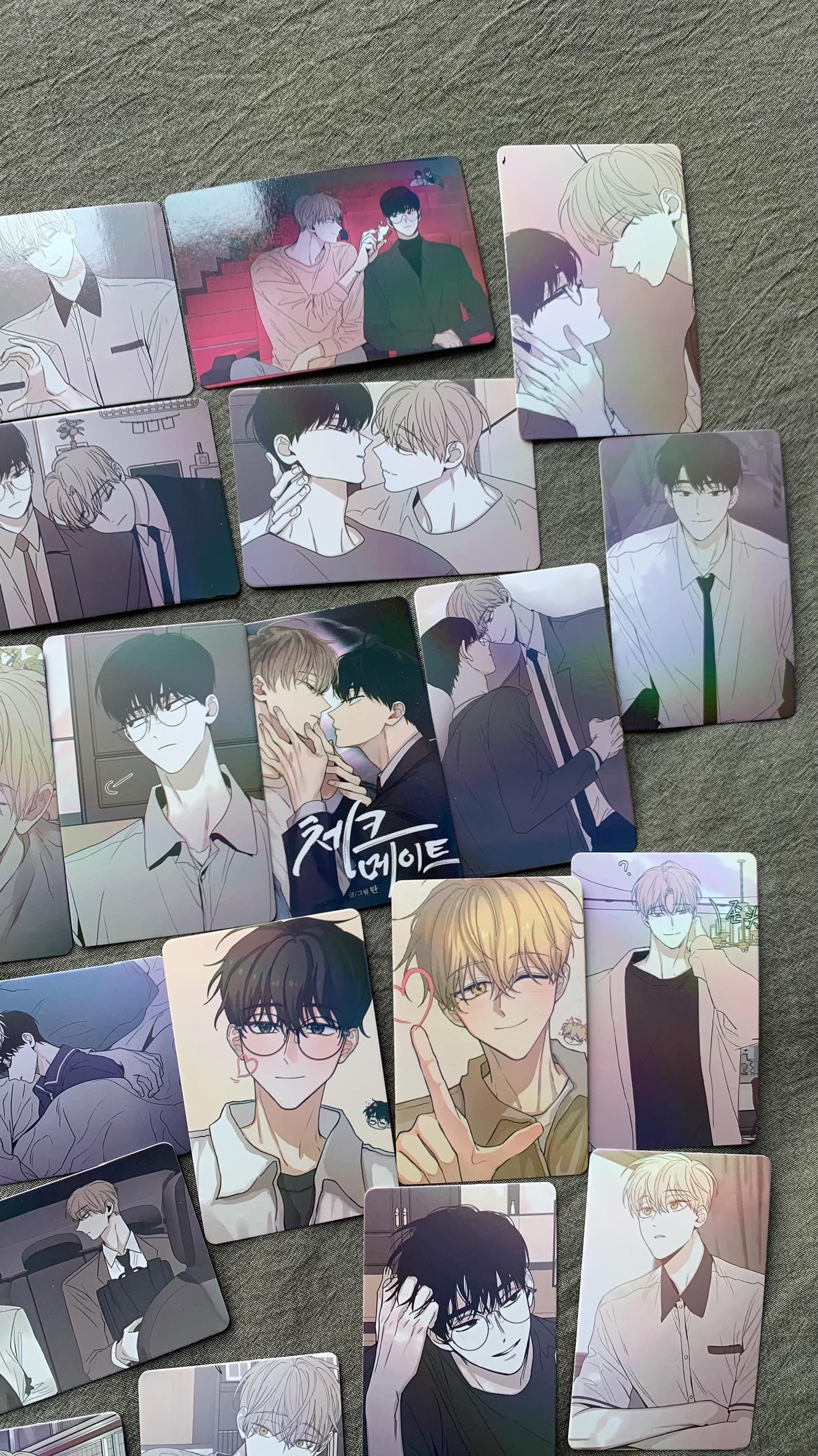 Checkmate 55pc Laser Lomo cards Soohyun Jung Eunsung Yaoi Korean Manhwa BL manga C020