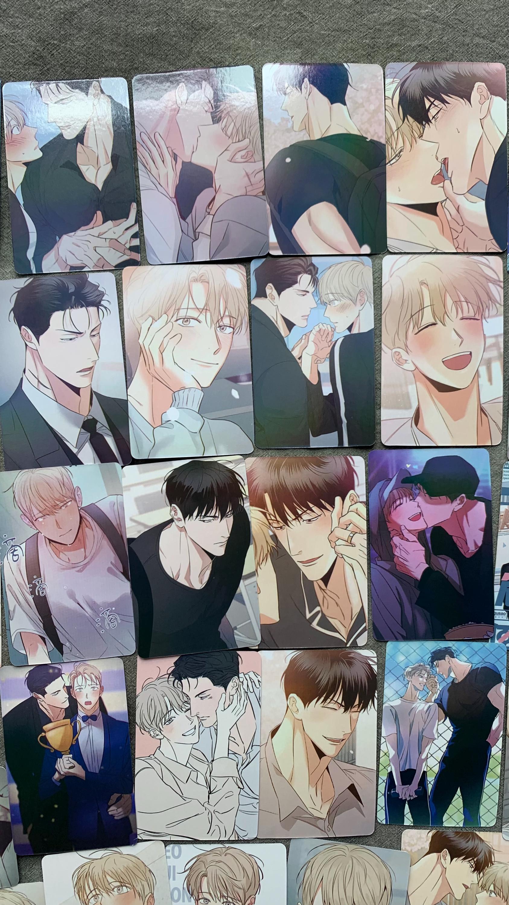 Dangerous Convenience Store 55pc Laser Lomo cards Yeo Eui Joon Bum Geon Woo Yaoi Korean Manhwa BL manga C023