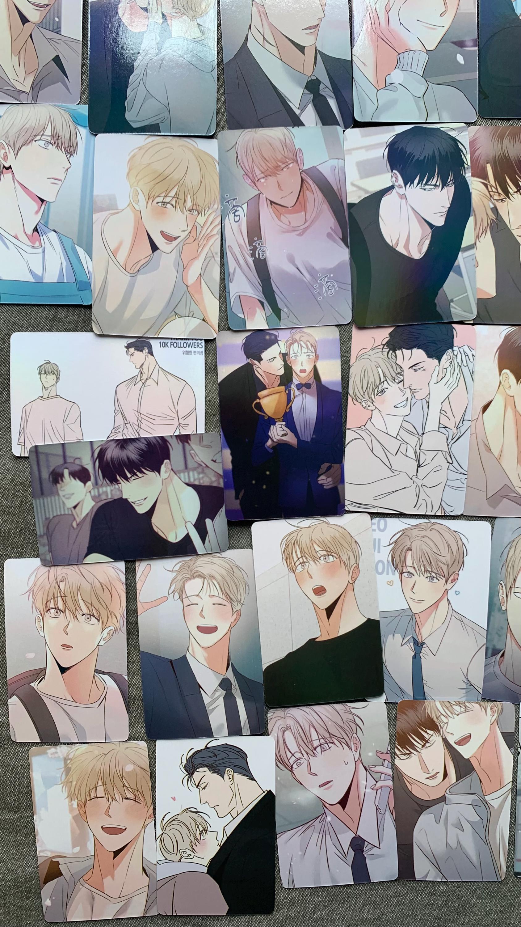 Dangerous Convenience Store 55pc Laser Lomo cards Yeo Eui Joon Bum Geon Woo Yaoi Korean Manhwa BL manga C023