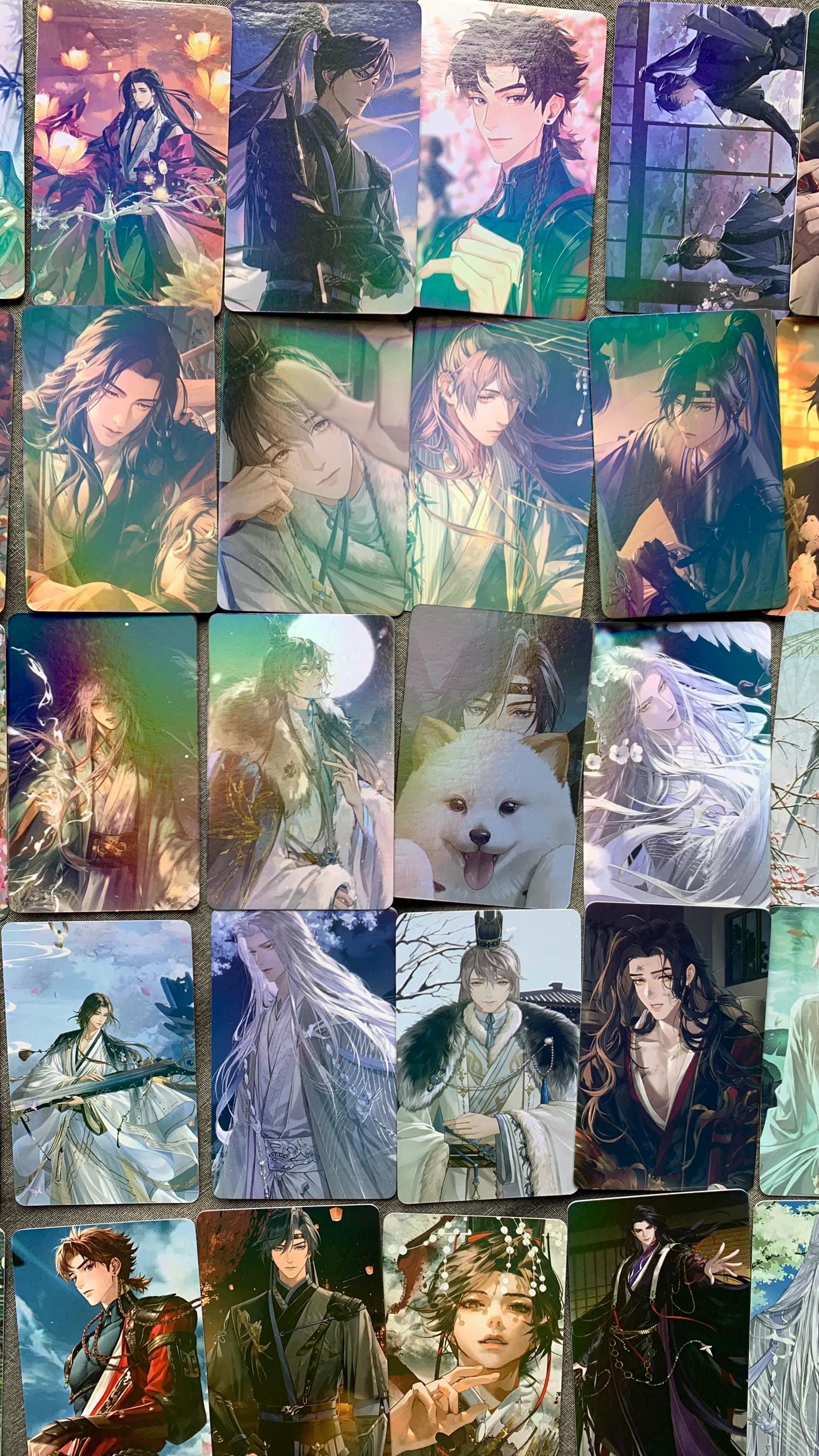 Codename Kite 55pc Laser Lomo cards Ashes of the kingdom Liu Bian Yuan Ji Zuo Ci Sun Ce BL ACG gamer gift C026