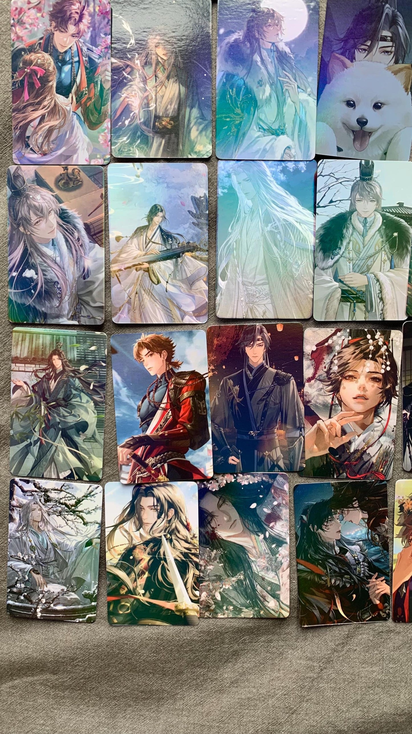 Codename Kite 55pc Laser Lomo cards Ashes of the kingdom Liu Bian Yuan Ji Zuo Ci Sun Ce BL ACG gamer gift C026