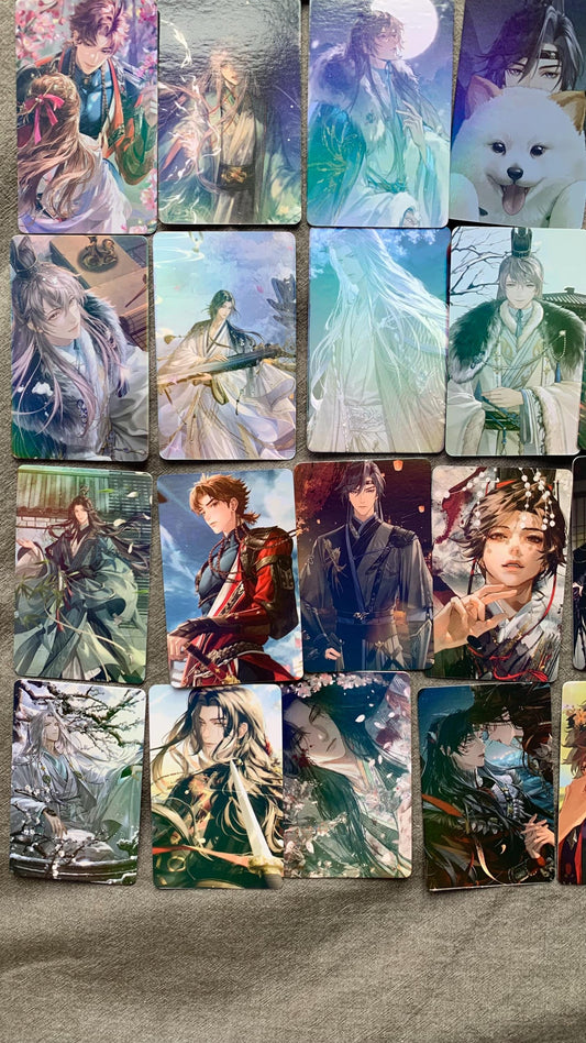 Codename Kite 55pc Laser Lomo cards Ashes of the kingdom Liu Bian Yuan Ji Zuo Ci Sun Ce BL ACG gamer gift C026