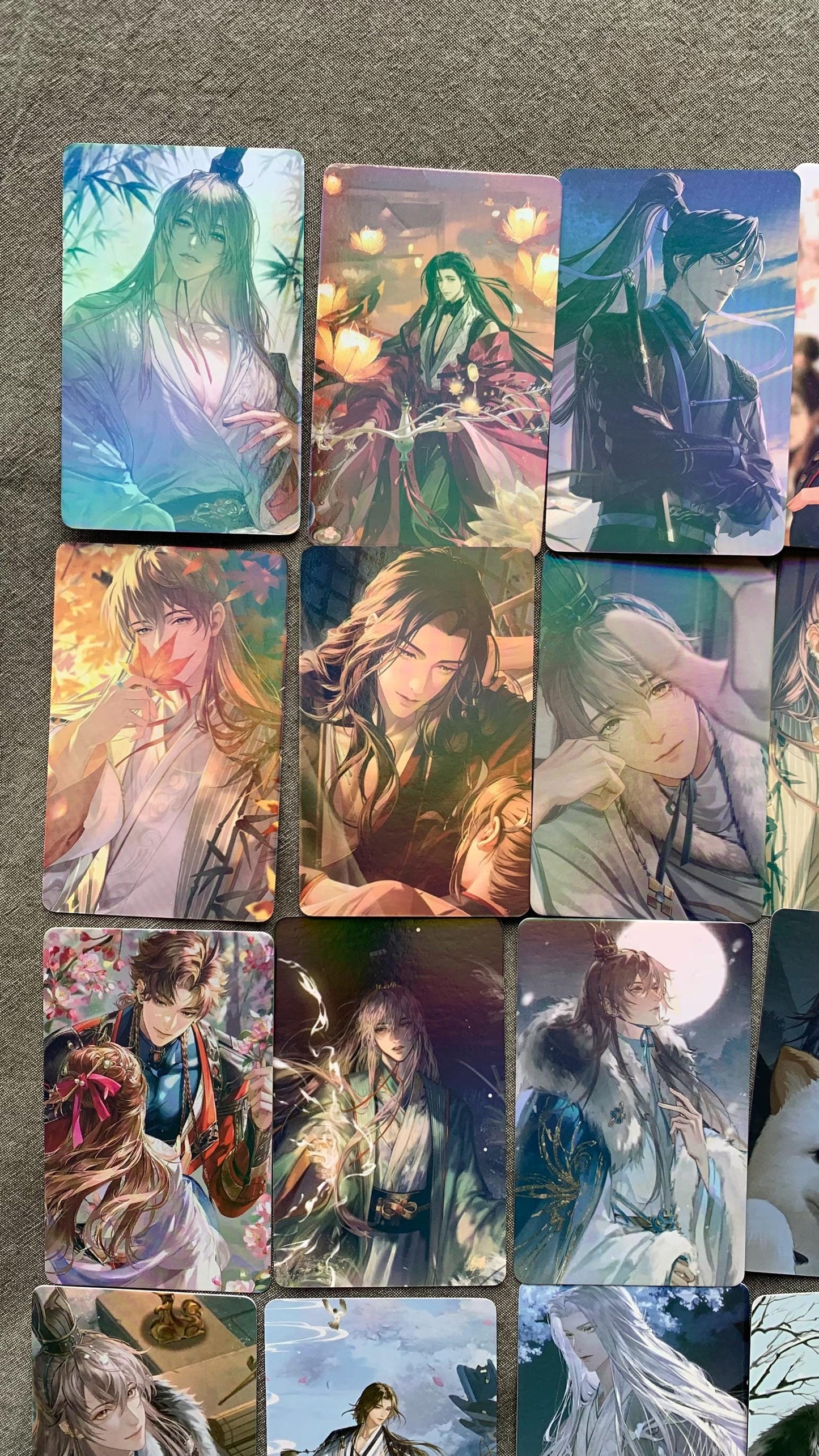 Codename Kite 55pc Laser Lomo cards Ashes of the kingdom Liu Bian Yuan Ji Zuo Ci Sun Ce BL ACG gamer gift C026