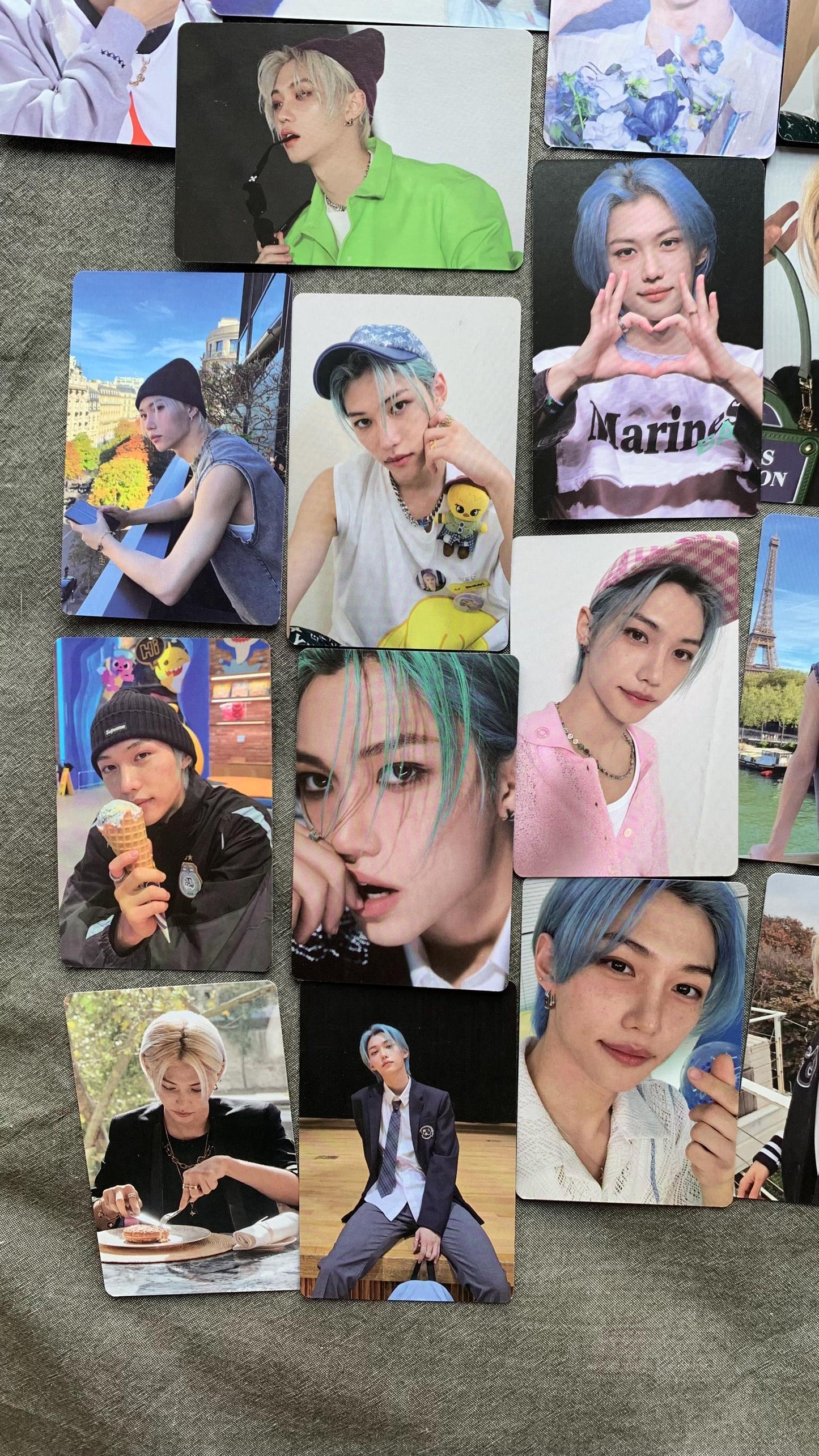 Felix 55pc laser lomo cards Stray Kids Merch KPOP Yongbok Bangchan Leeknow Hyunjin SKZ gift for STAY C033