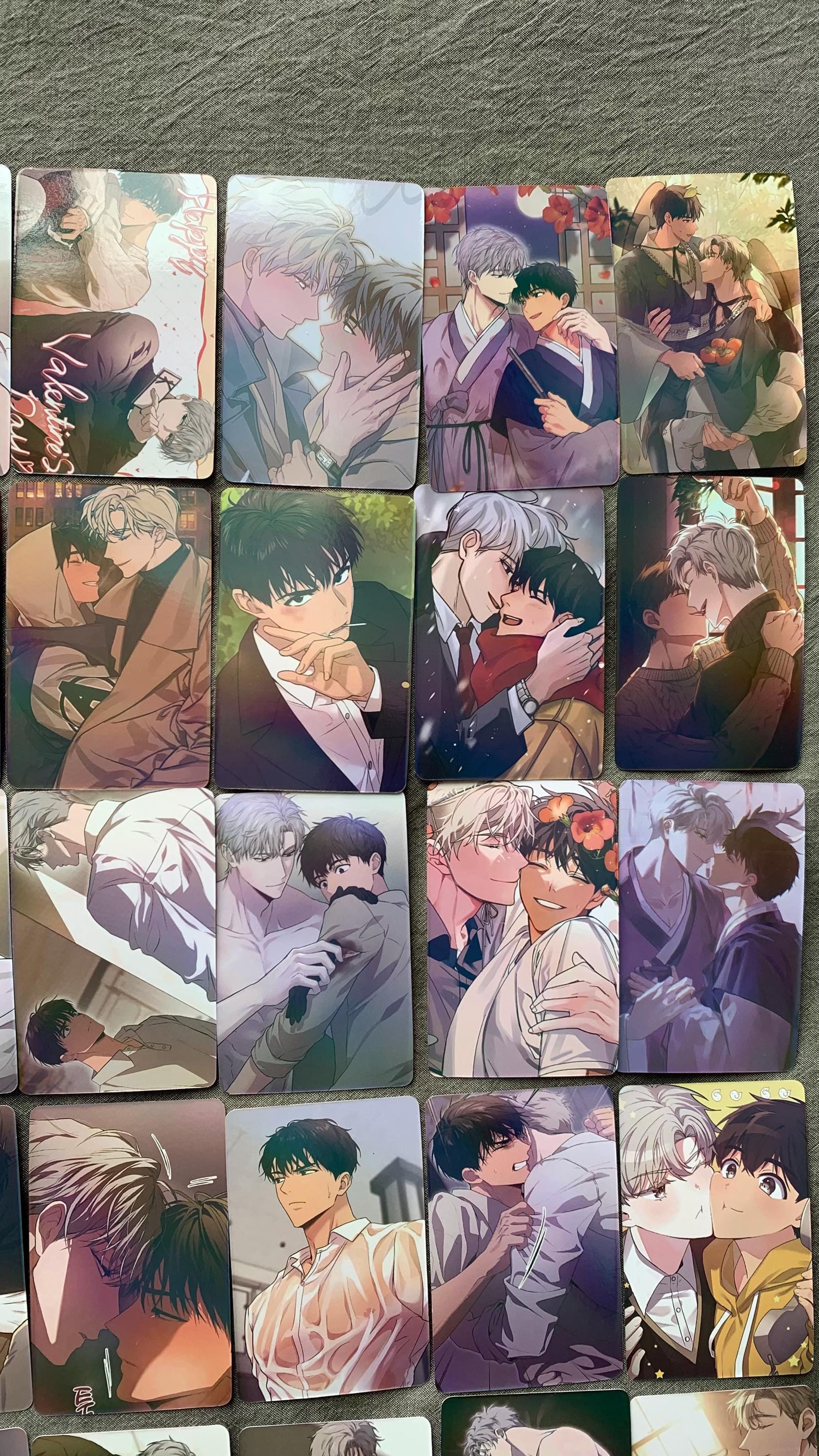 Passion 55pc Laser cards Kangjak Jeong Taeui Jeong Chang-in Jeong Jaeui Yaoi Manhwa BL manga C035