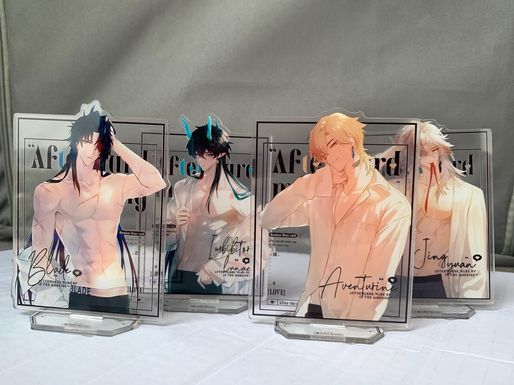 Honkai: Star Rail Acrylic Stands Blade Imbibitor Aventurine Jing Yuan ACG gamer gift C037