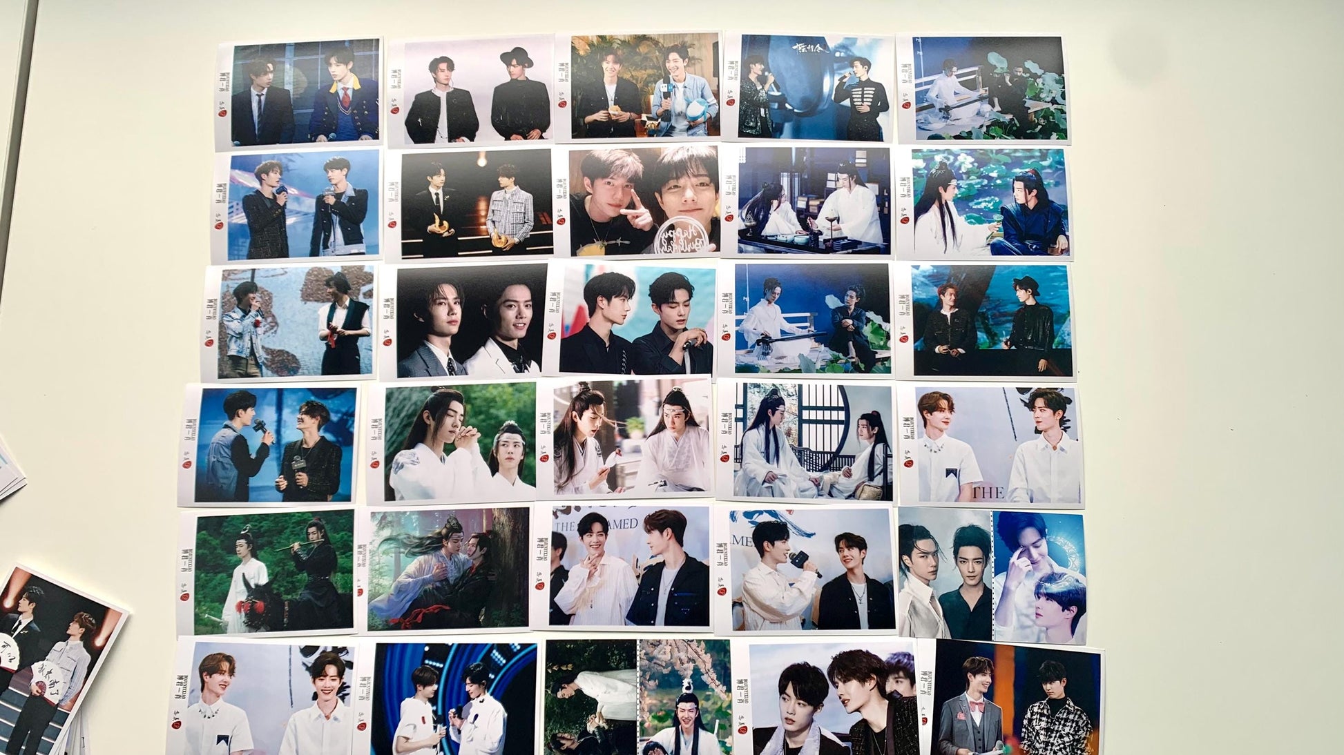 60 pcs/set photos fan made The Untamed Wei Wuxian Lan Wangji MDZS BJYZ BL gift yibo xiao zhan 忘羨 陈情令 魔道祖師 Grandmaster of demonic C008