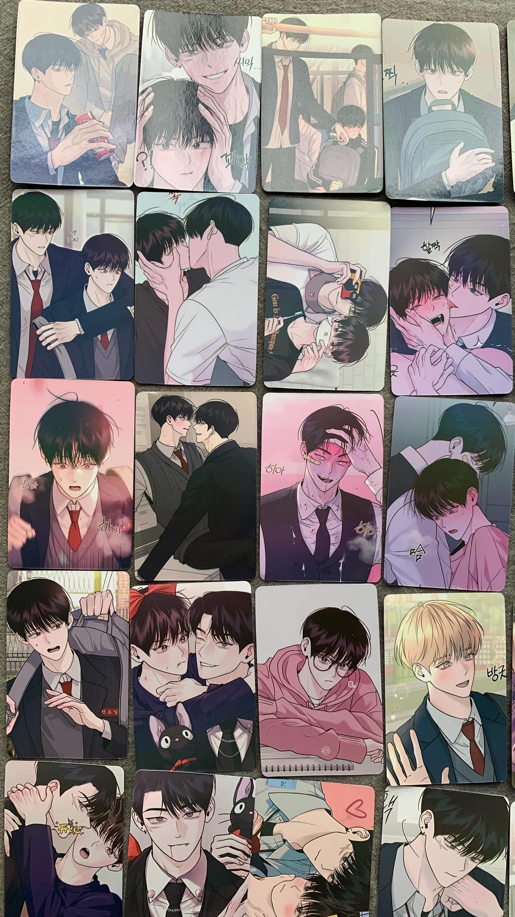 Save the Dae 55pc Laser cards Monday Savior Ciel mon lundi Yaoi Manhwa BL manga C044