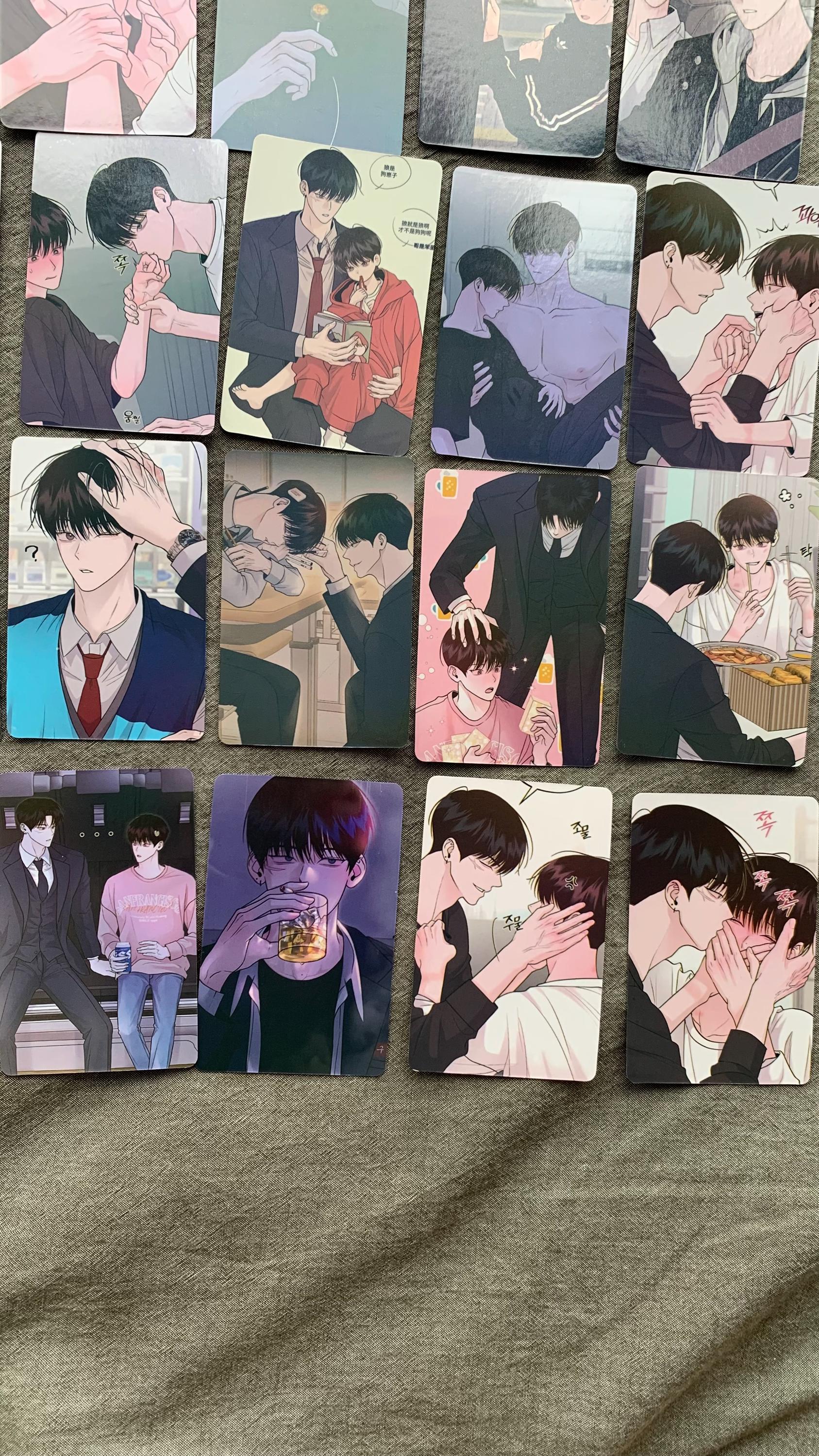 Save the Dae 55pc Laser cards Monday Savior Ciel mon lundi Yaoi Manhwa BL manga C044