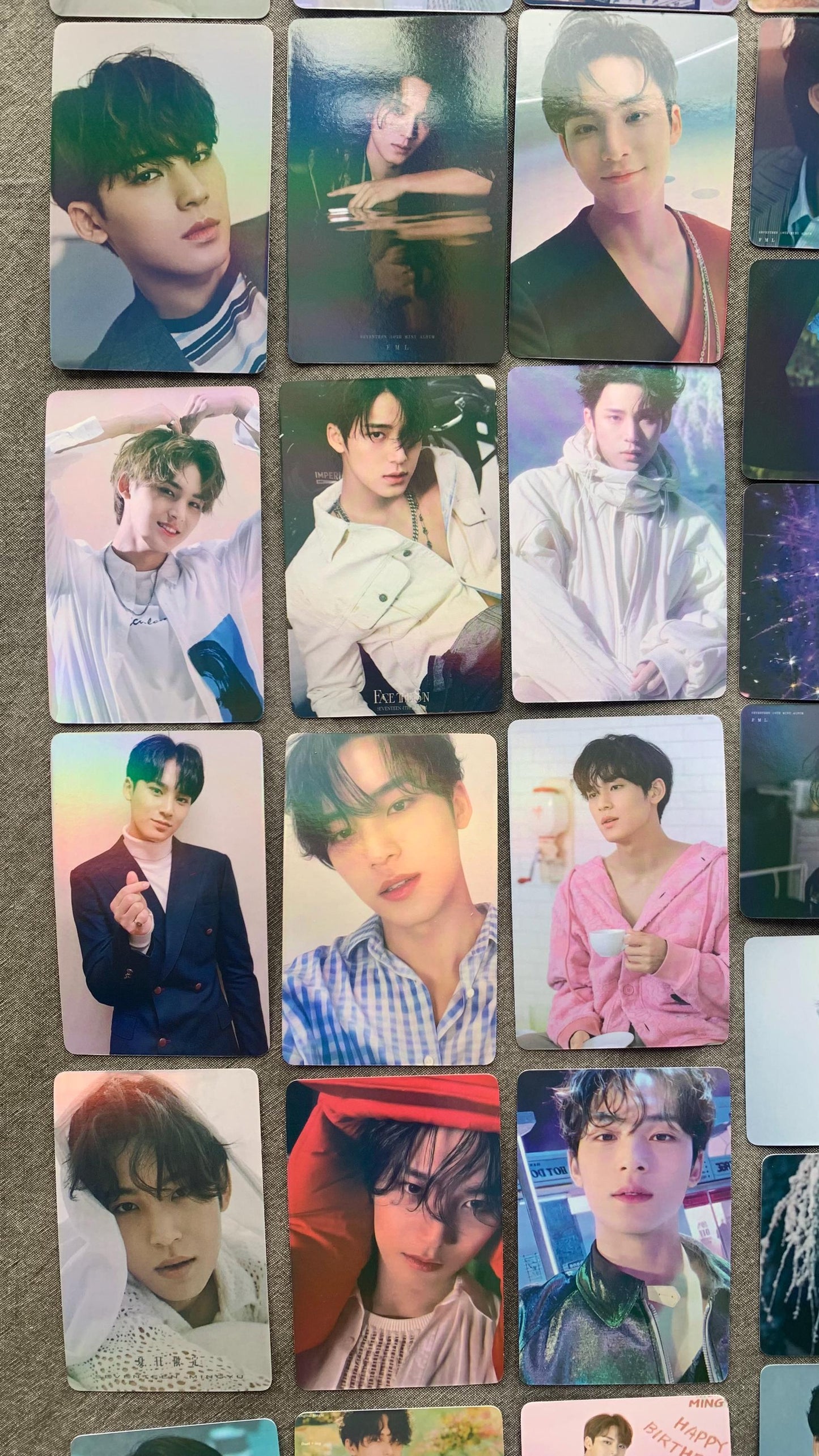 Mingyu Seventeen 55pc/set KPOP Photocards SVT merch lomo card C062