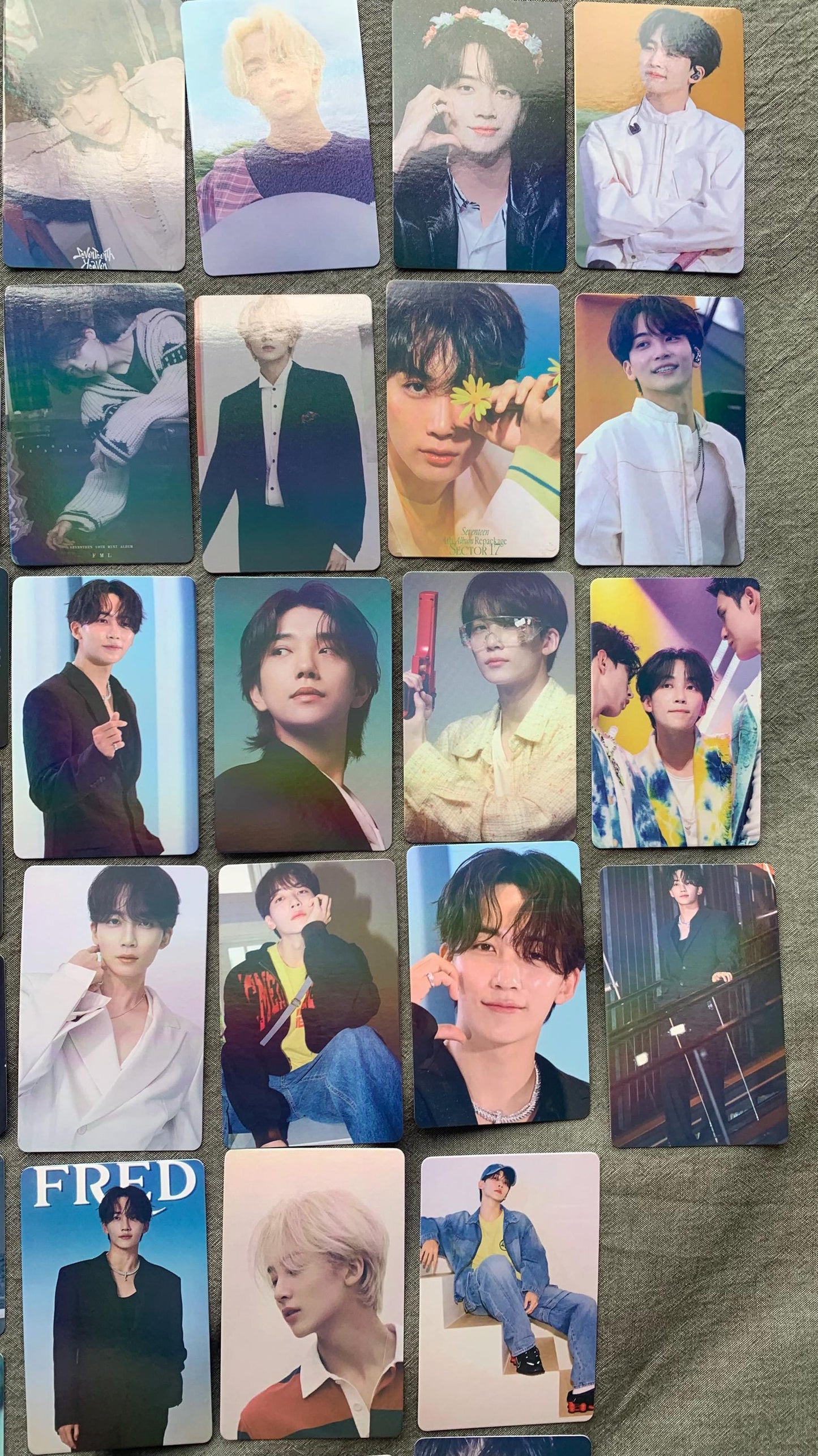 Jeong Han Seventeen 55pc/set KPOP Photocards SVT merch lomo card C063