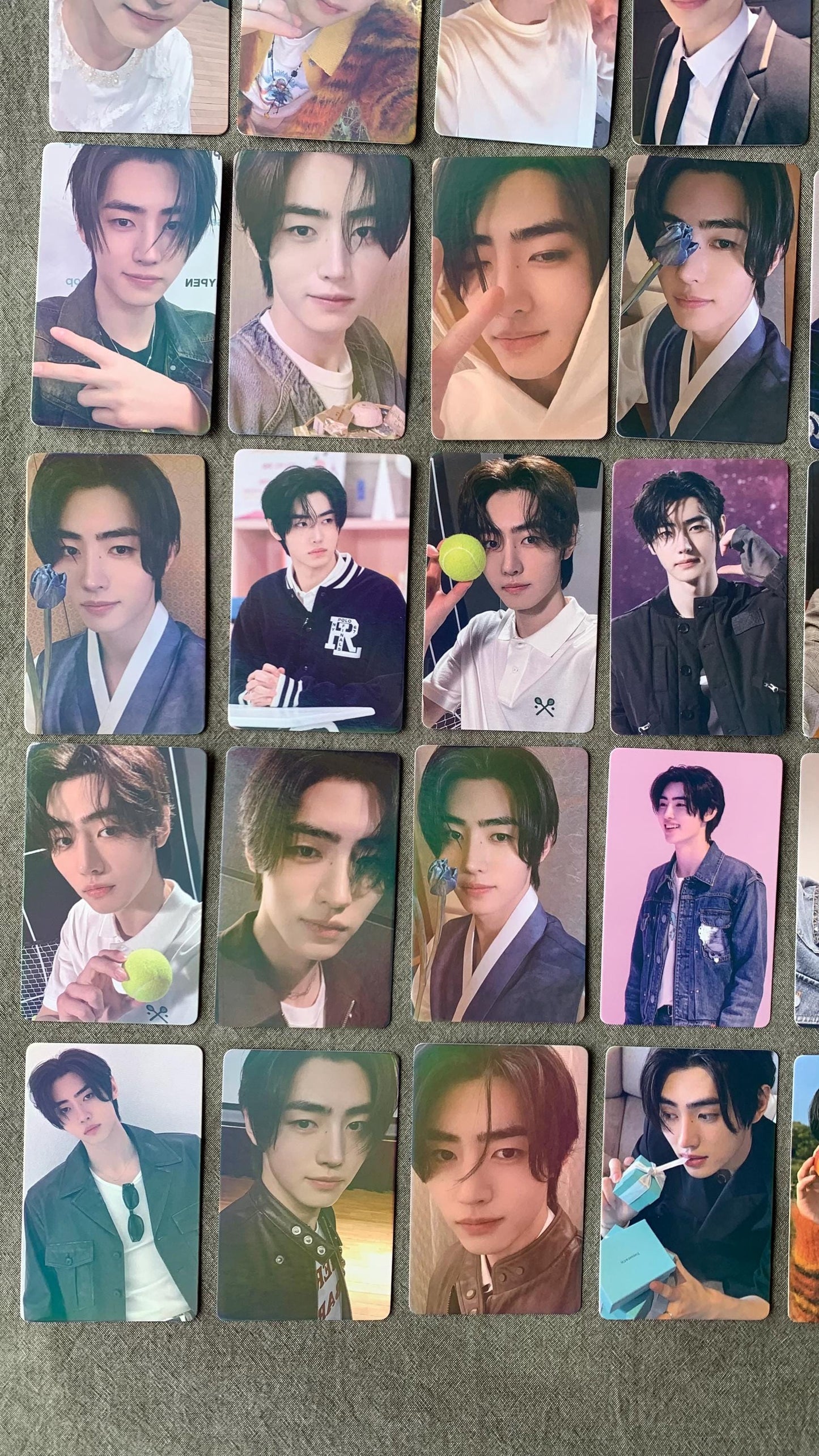 Sunghoon 55pc/set laser cards Enhypen Kpop boy group merch lomo photocards C070