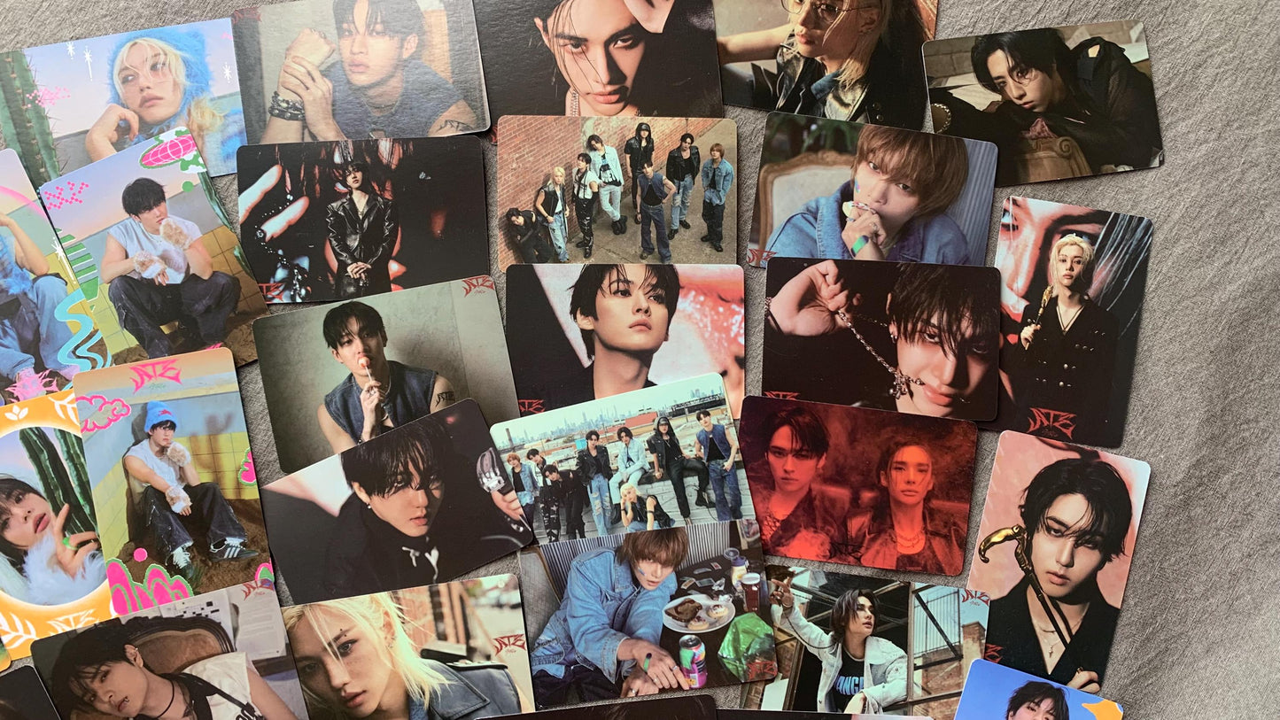 Stray Kids 55pc lomo cards Chk Chk Boom ATE Merch KPOP Photocards Felix Bangchan Leeknow Hyunjin Lomo Card C014