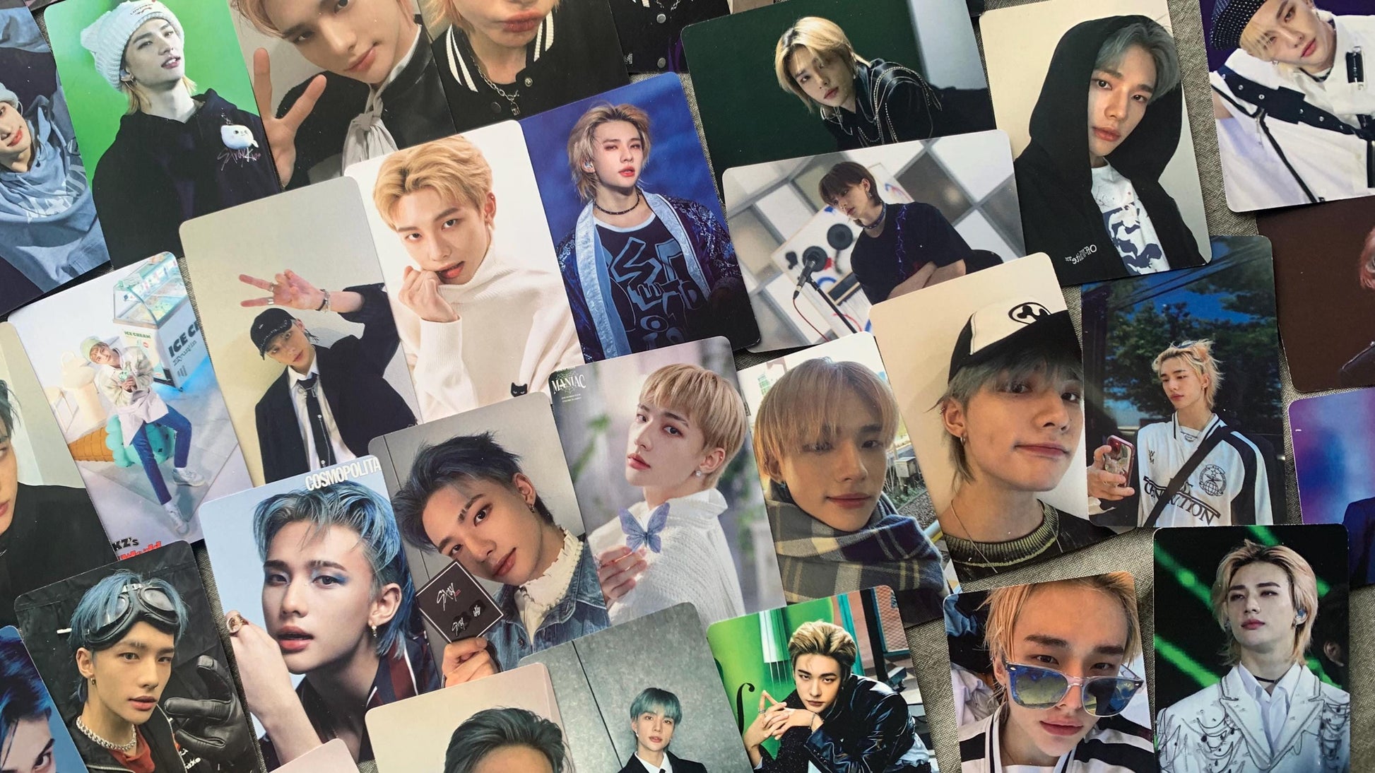 Hyunjin 55pc lomo cards Stray kids Merch KPOP Photocards Felix Bangchan Leeknow Hyunjin C015