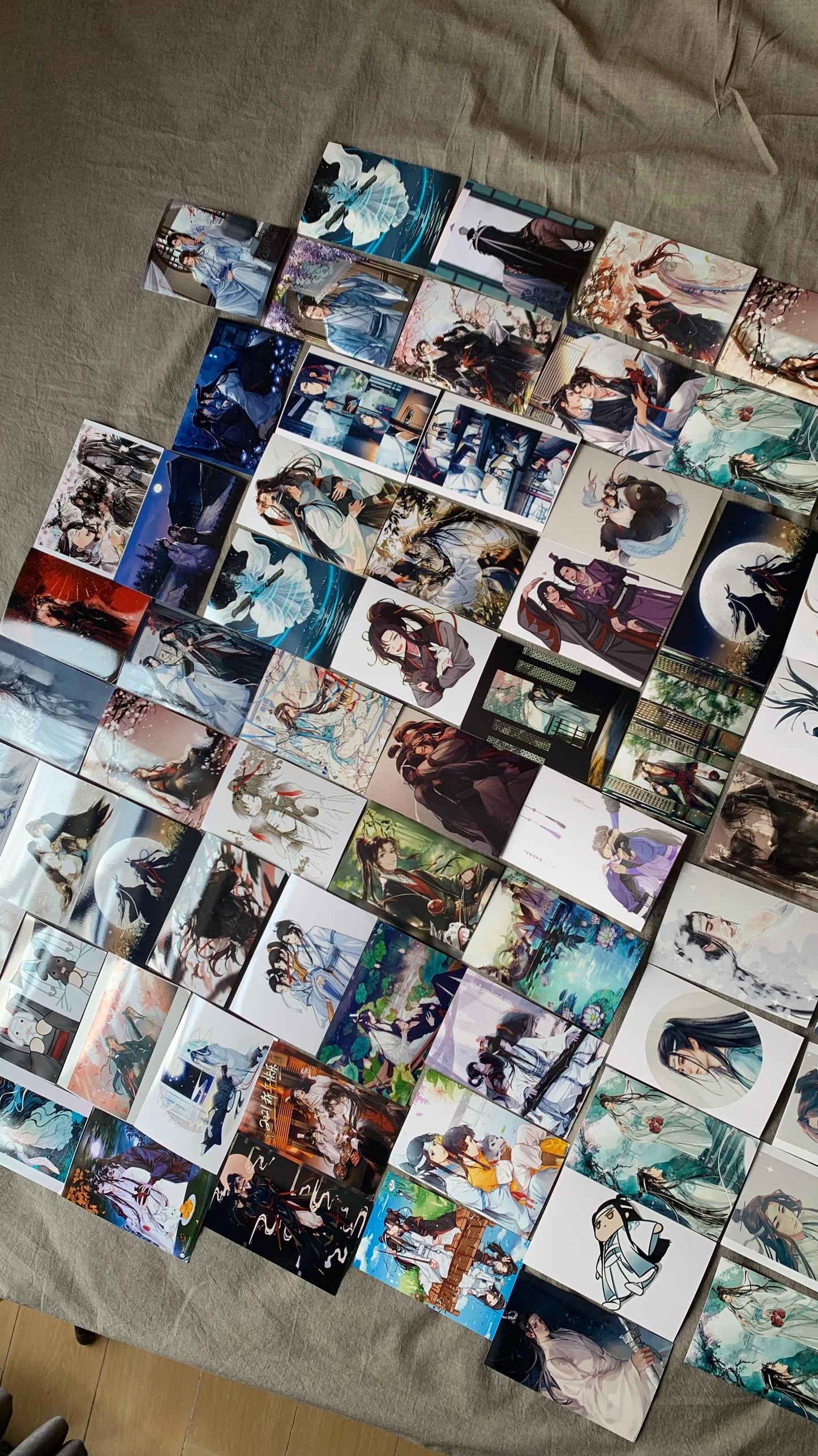 100pc MDZS photos! Wei Wuxian Lan Wangji Mo Dao Zu Shi Grandmaster of demonic cultivation Founder of Diabolism MDZS anime photo C017